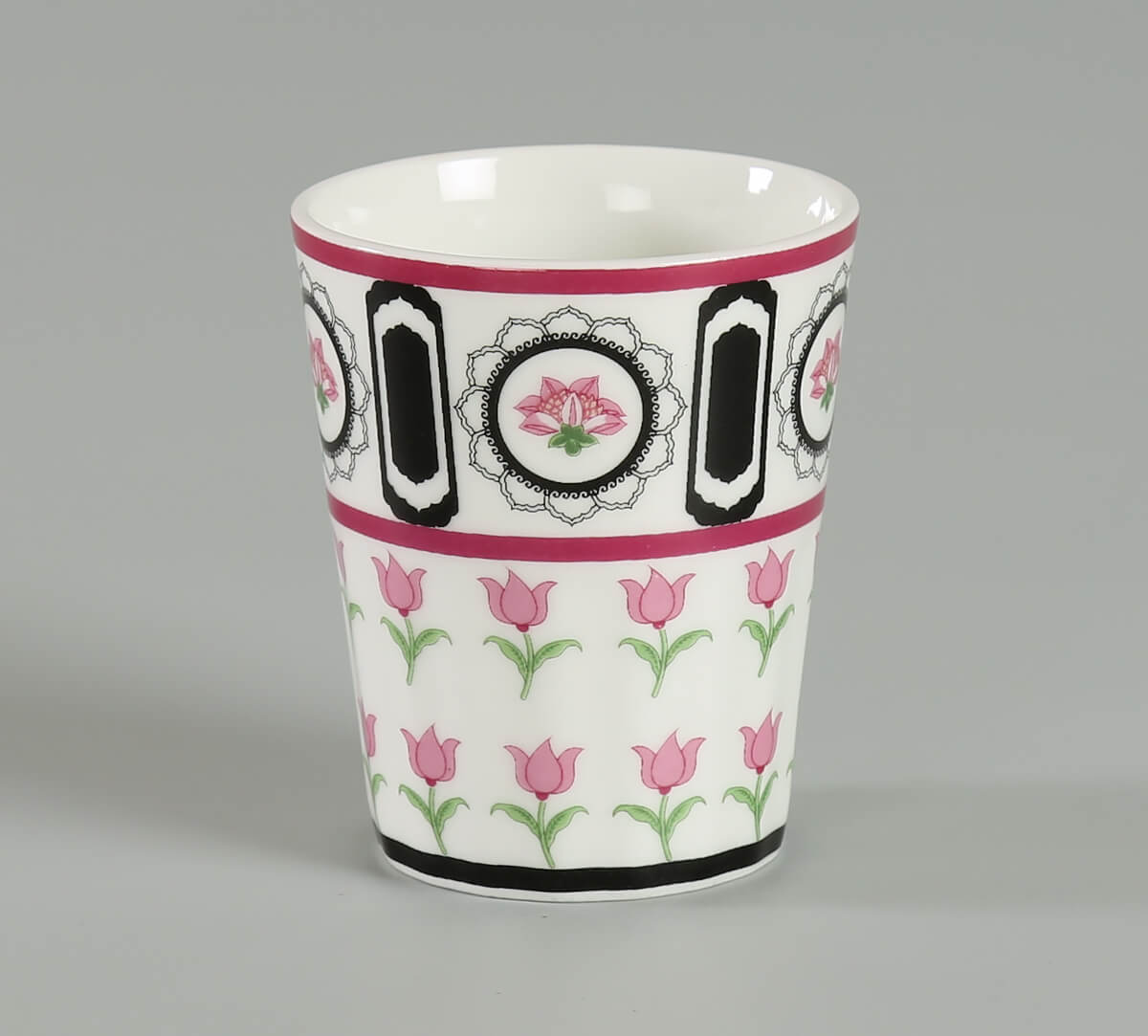India Circus Appliqued Harmony Tea Cup/ Chai Glass/ Cutting Chai Tumblers 140ml (Set of 6)