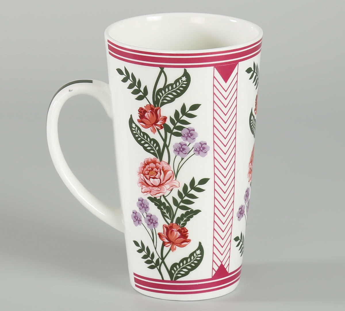 India Circus Verdure Mystery Conical Tall Milk/ Coffee Mugs 600ml Set of 2