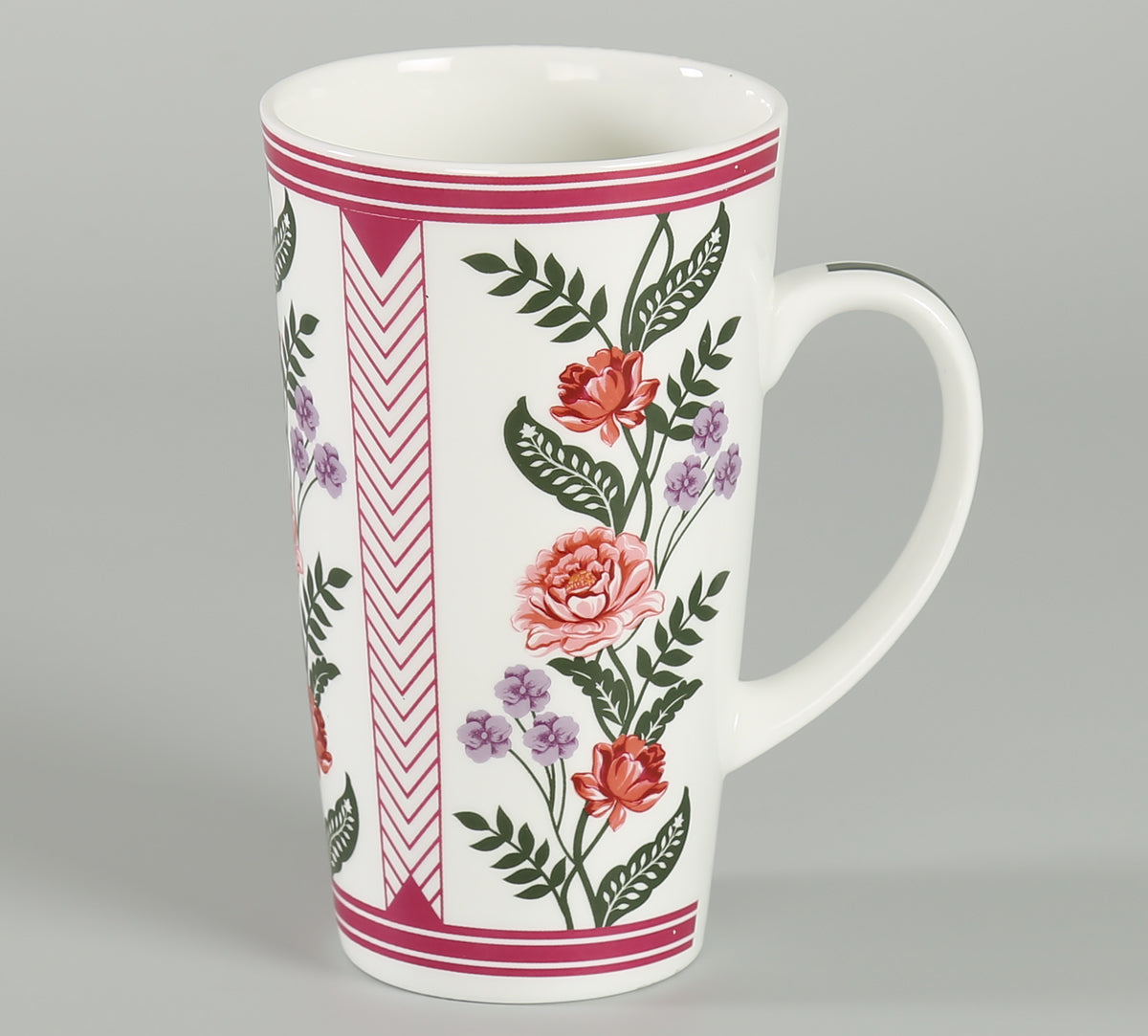 India Circus Verdure Mystery Conical Tall Milk/ Coffee Mugs 600ml Set of 2