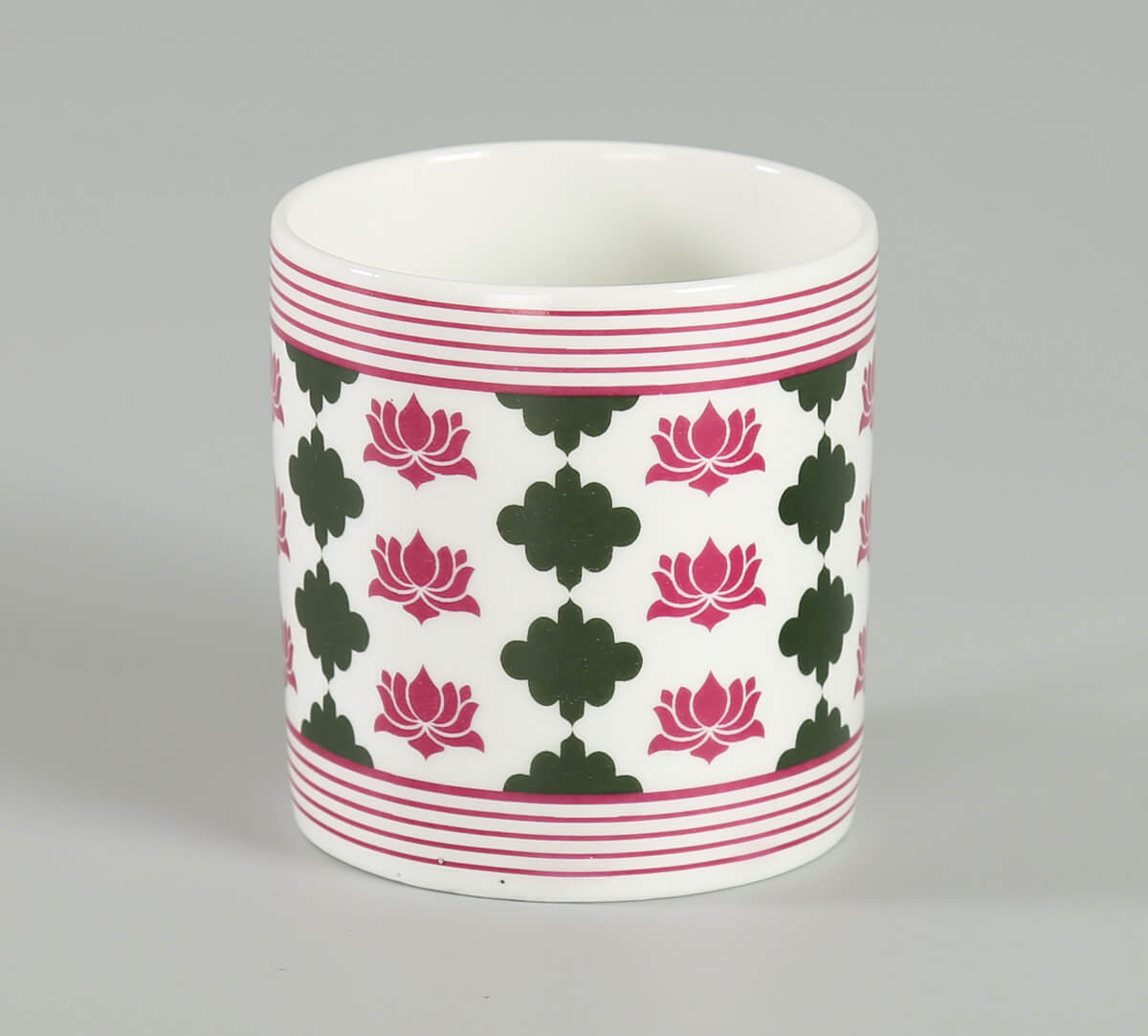 India Circus Floral Fountain Coffee & Tea Mug Set of 6, 200ml Each