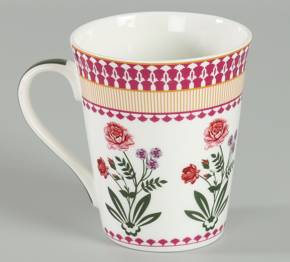 India Circus Floral Fountain Zing Milk Mugs 340ml Set of 2