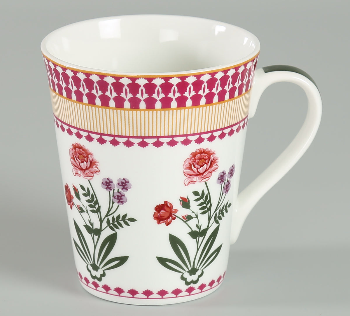 India Circus Floral Fountain Zing Milk Mugs 340ml Set of 2