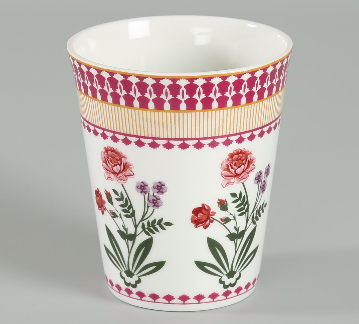 India Circus Floral Fountain Zing Milk Mugs 340ml Set of 2