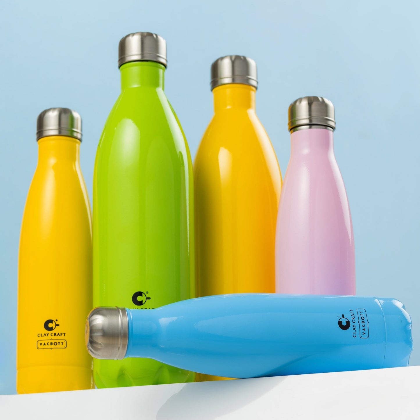 Vacbott Stark Vacuum Insulated Double Walled Water Bottle 18 Hrs Hot & 24 Hrs Cold Stainless Steel Flask, BIS Certified, 1000ml