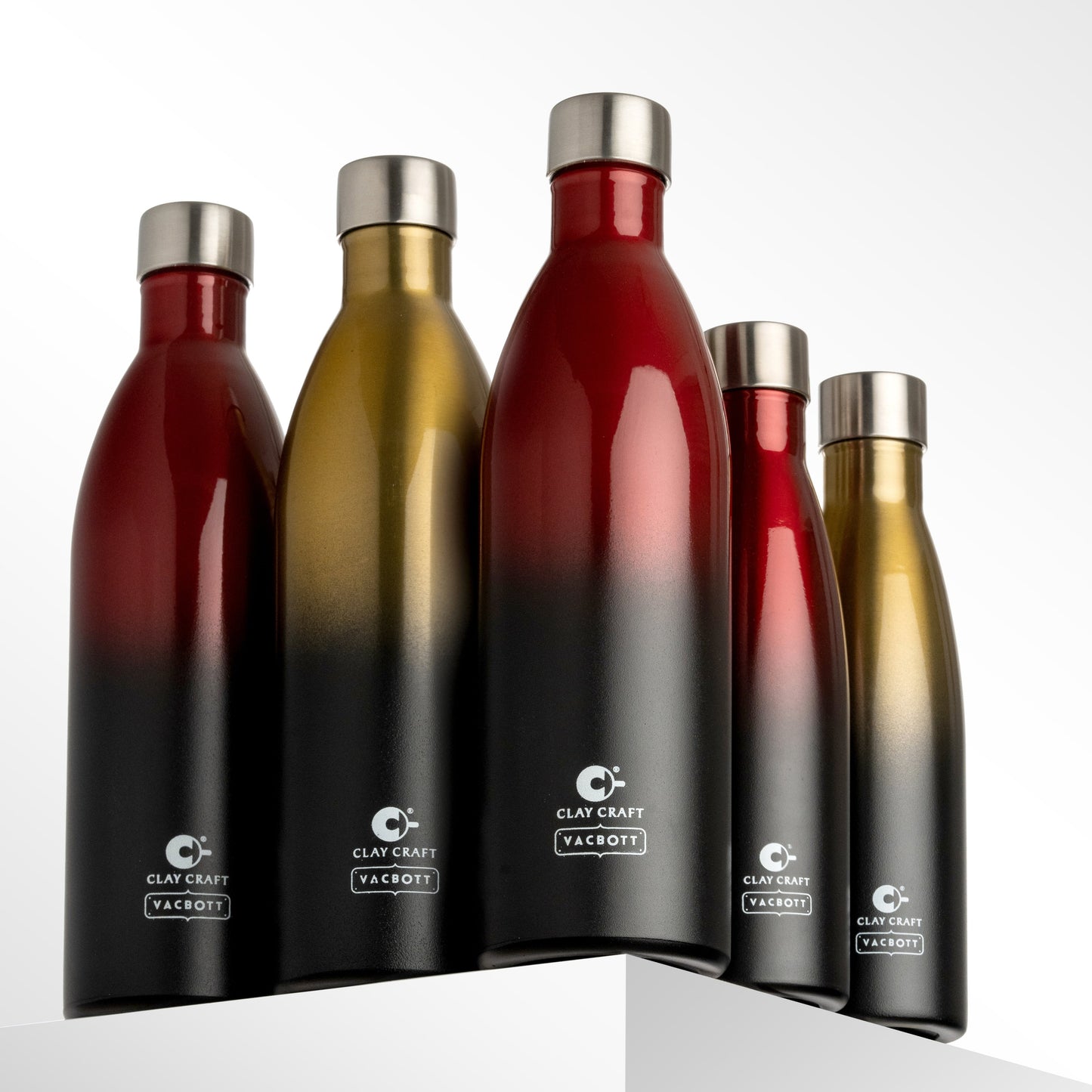 Vacbott Gerald Vacuum Insulated Double Walled Water Bottle 18 Hrs Hot & 24 Hrs Cold Stainless Steel Flask, BIS Certified, 500ml