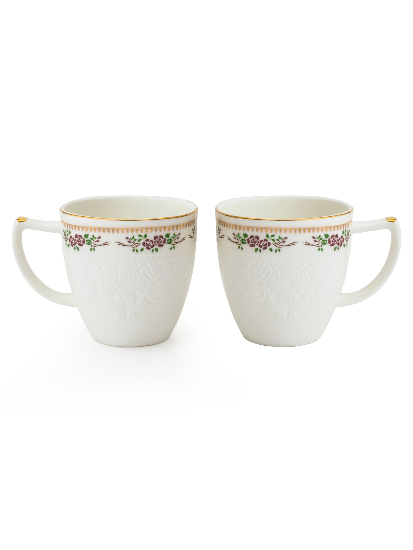 Satin Impression Coffee & Tea Mugs, 225ml, Set of 6 (1408)