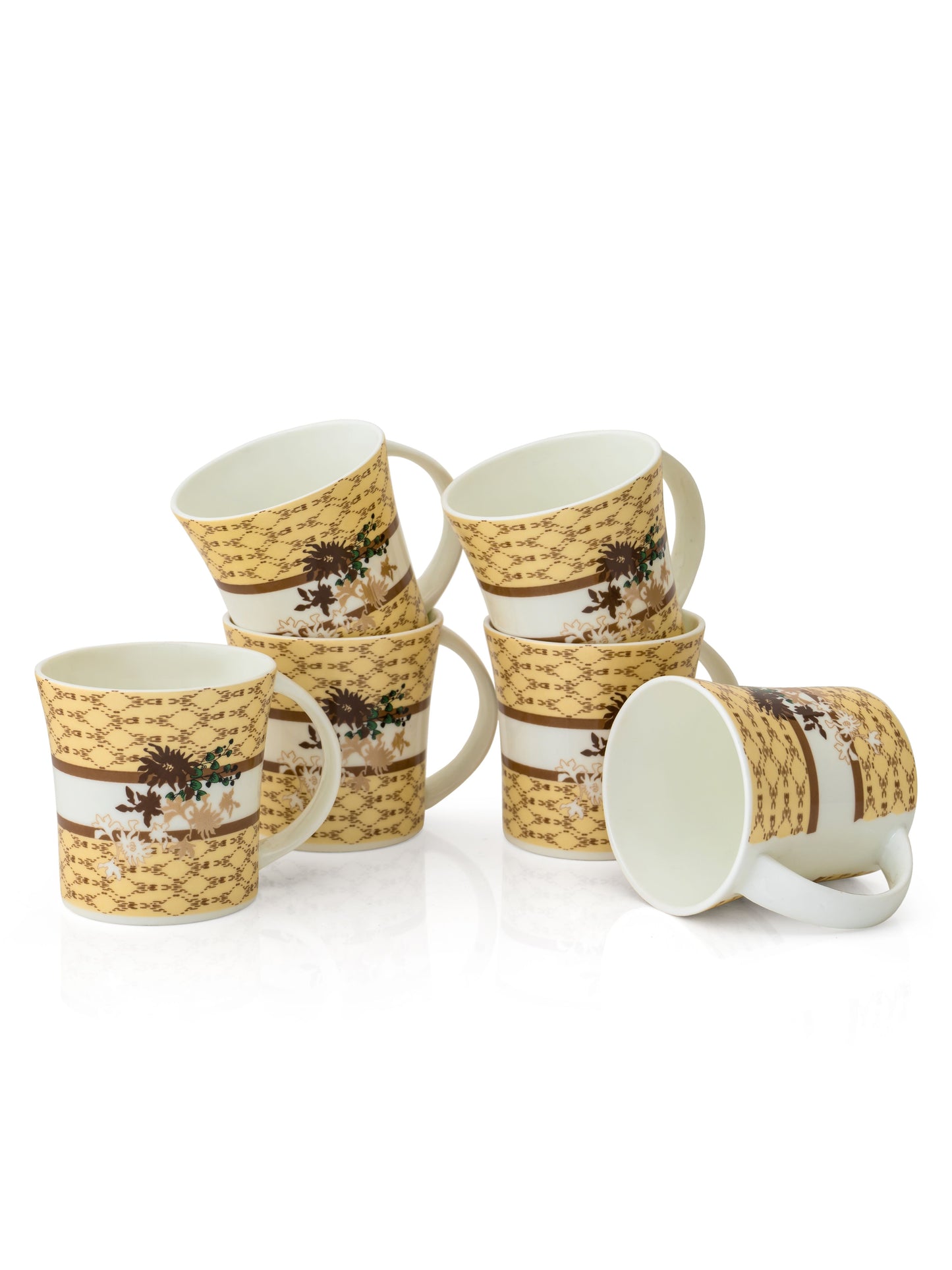 Jackson Hilton Coffee & Tea Mugs, 155ml, Set of 6 (351)