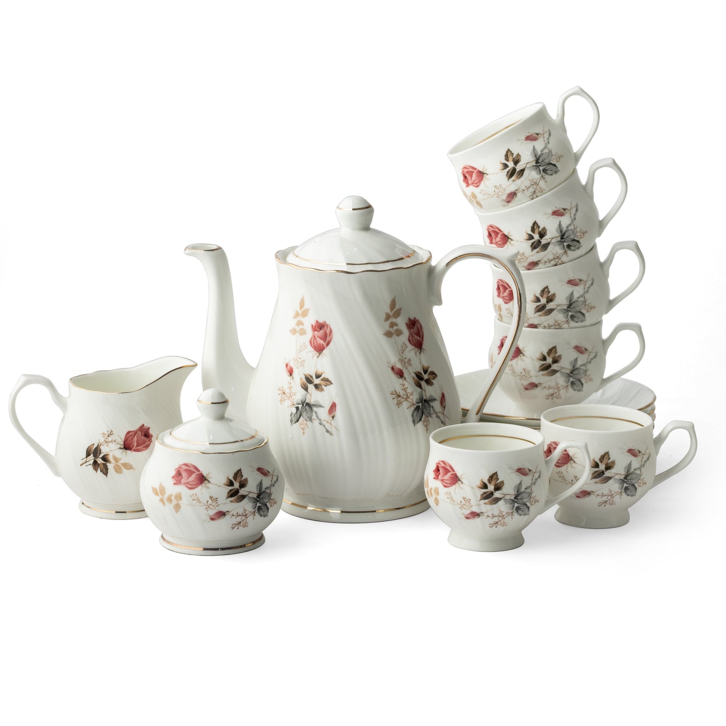 Clay Craft Karina Tea Set of 15 (182)