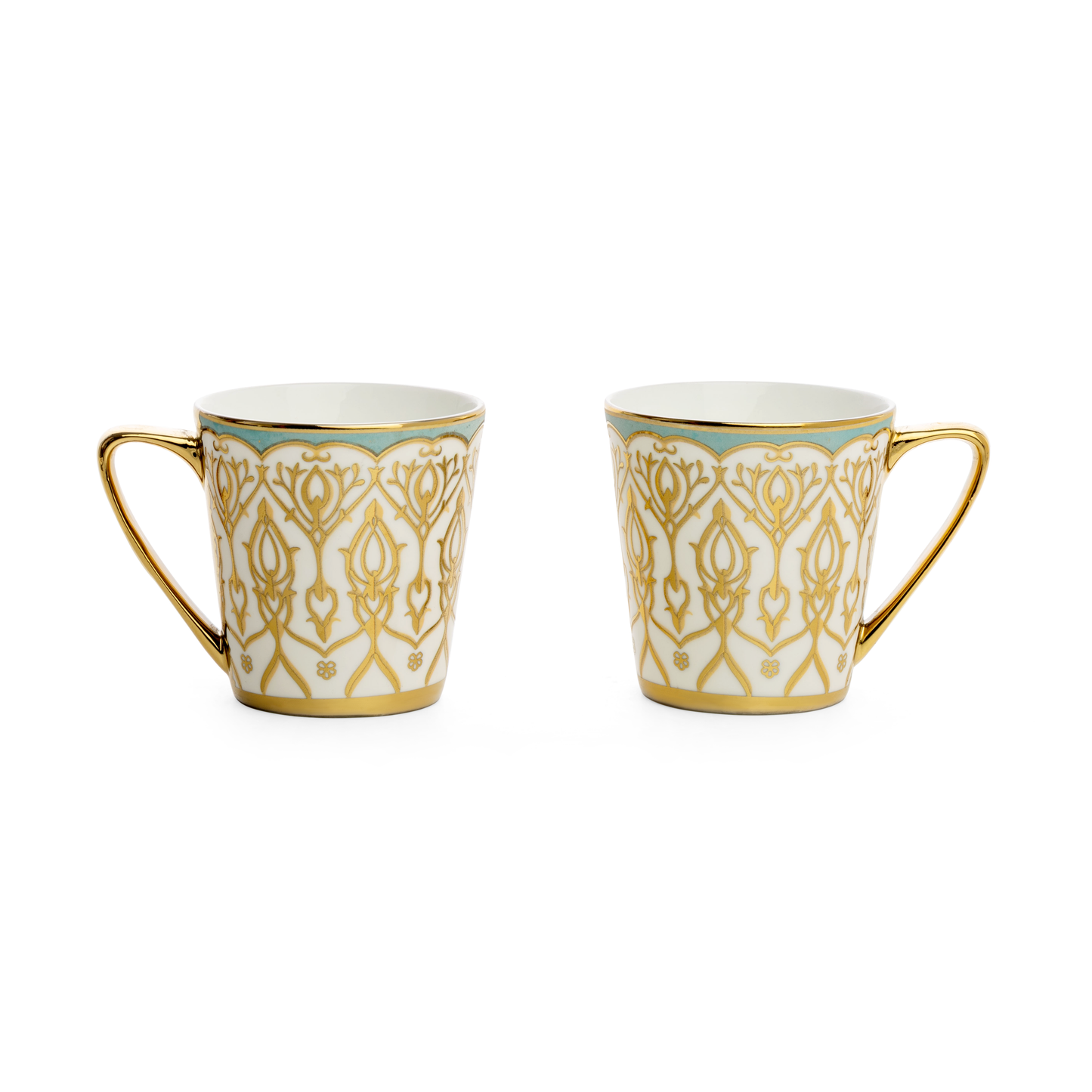 Clay Craft Rock Ebony Natural Beauty Coffee Mugs Set of 6 (E629), 160 ml