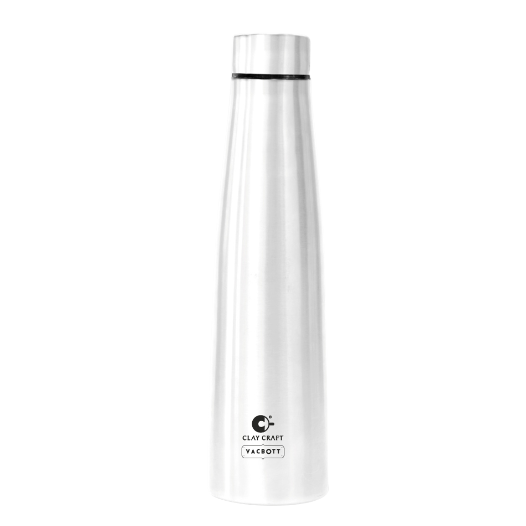 Vacbott Chariott SS Lid Single Walled Non Insulated Water Bottle, 900ml