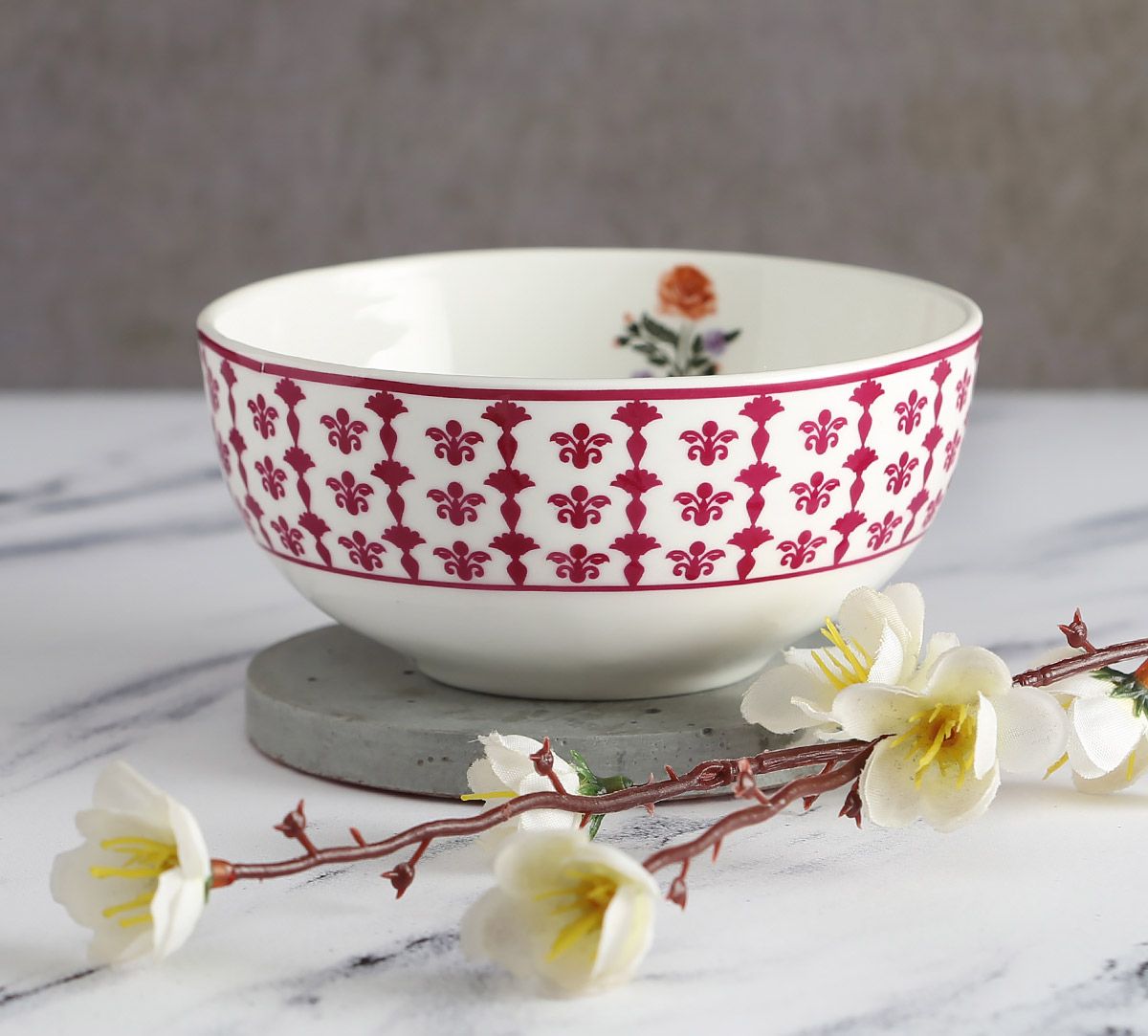 India Circus Floral Fountain Katori/ Bowl 10cm 1 Piece