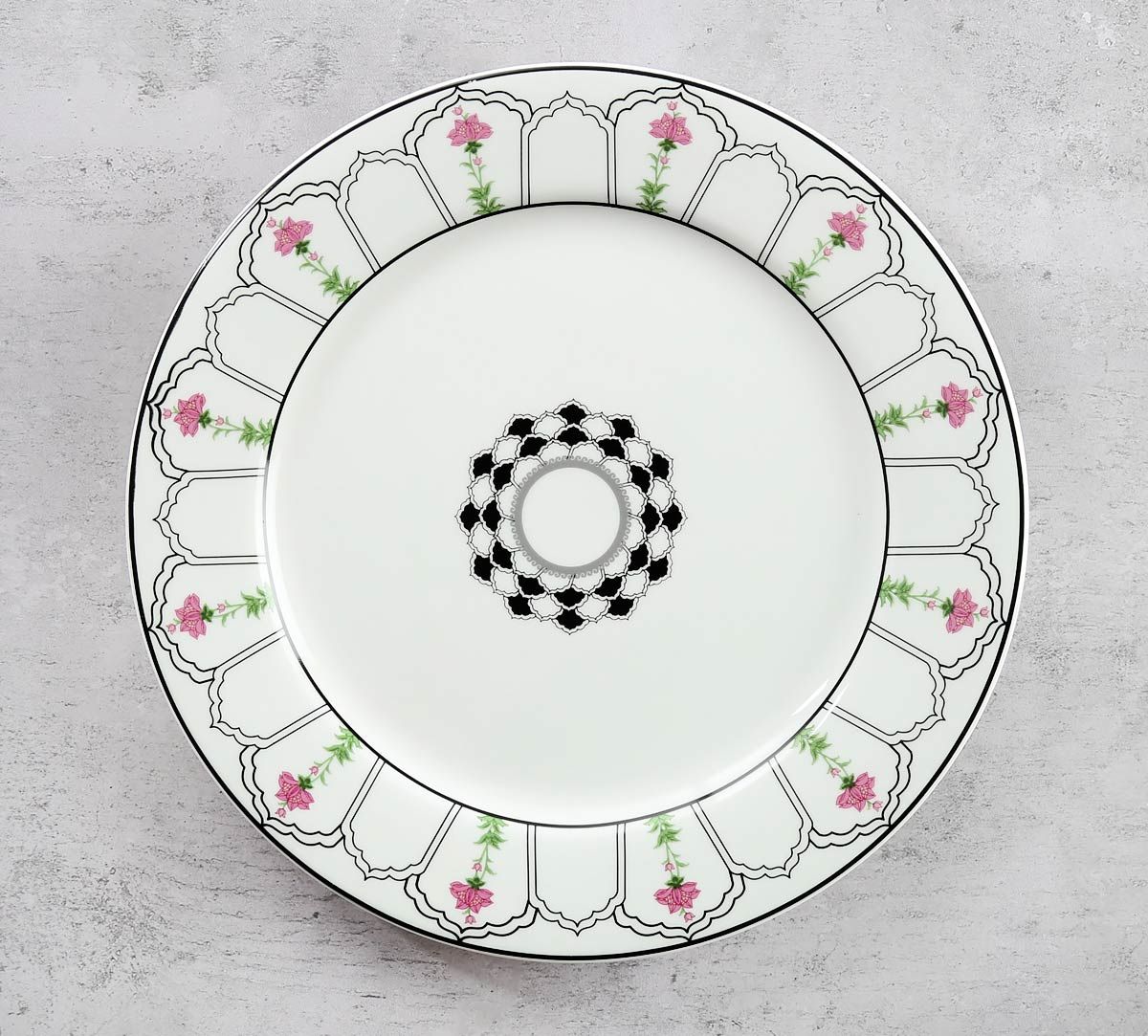 India Circus Rosa Eden Elizabeth Dinner Plate 10.5" 1 Pieces