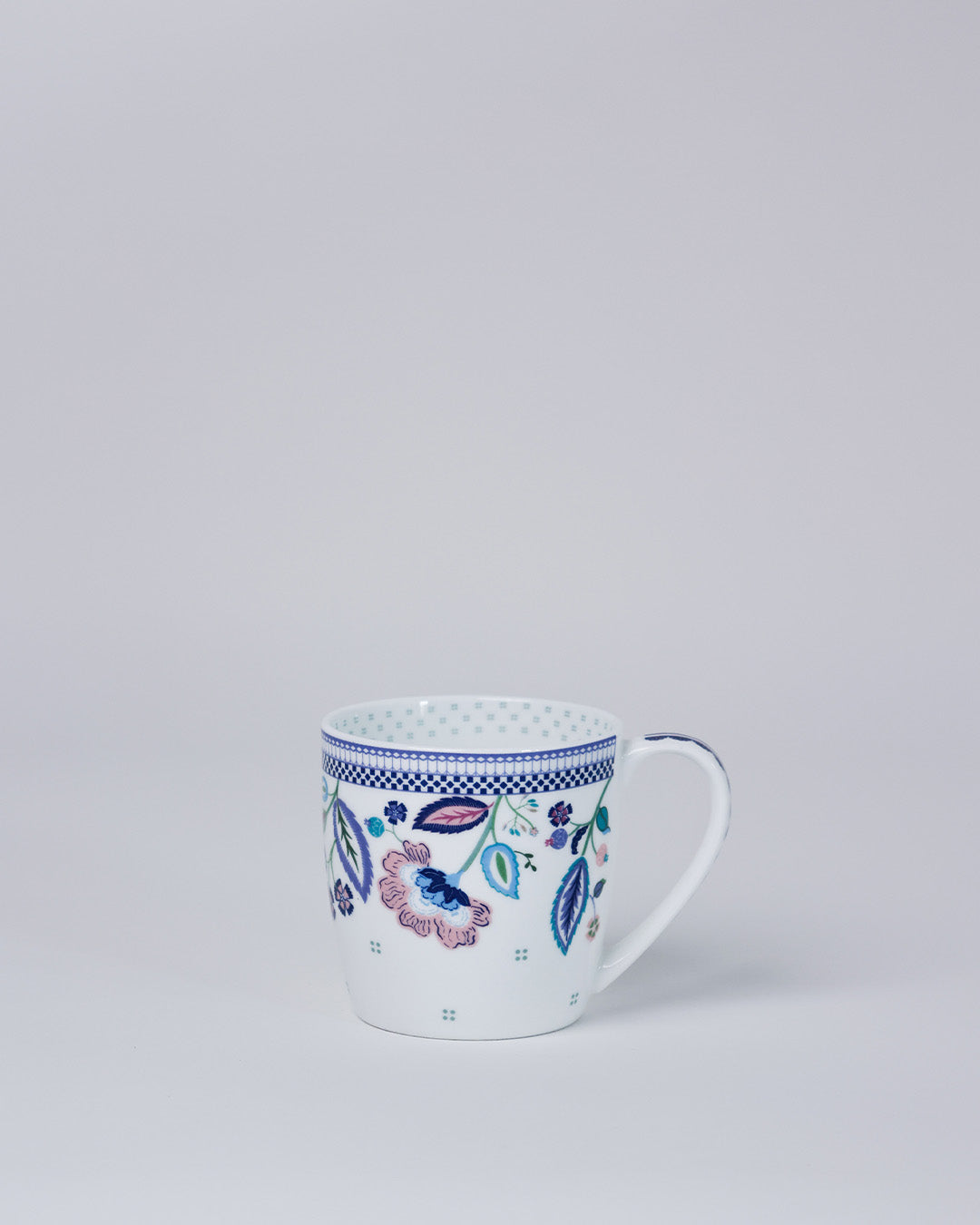 Magique x Clay Craft โ Indigo Chintz Alton Coffee Mug Set of 6, 220ml-(T04)