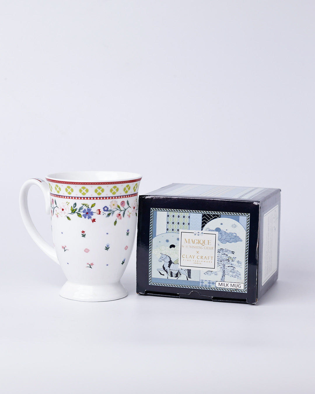 Magique x Clay Craft – Indian Summer Alley Milk/ Coffee Mug, 1 Piece, 300 ml