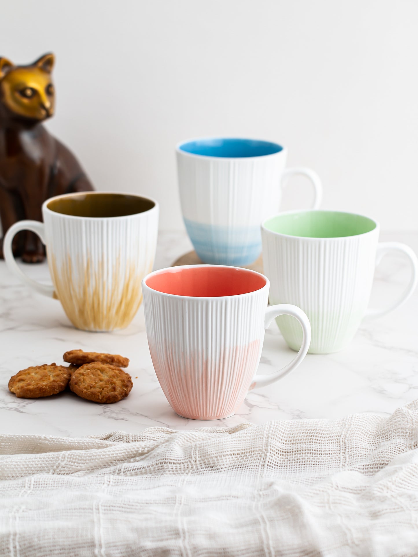 Vertis Creme Coffee & Milk Mug, 330ml, 1 Piece, VR1