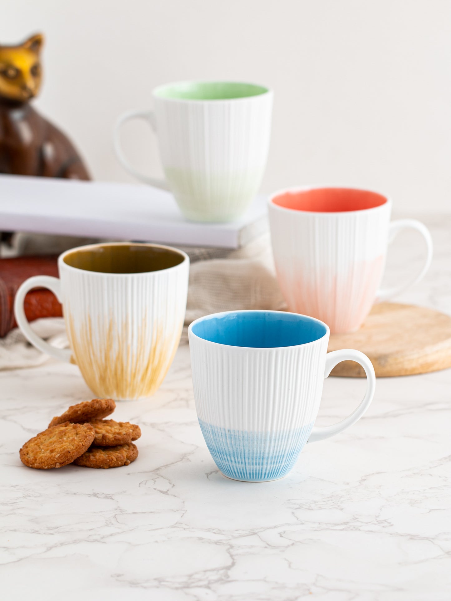 Vertis Creme Coffee & Milk Mug, 330ml, 1 Piece, VR1