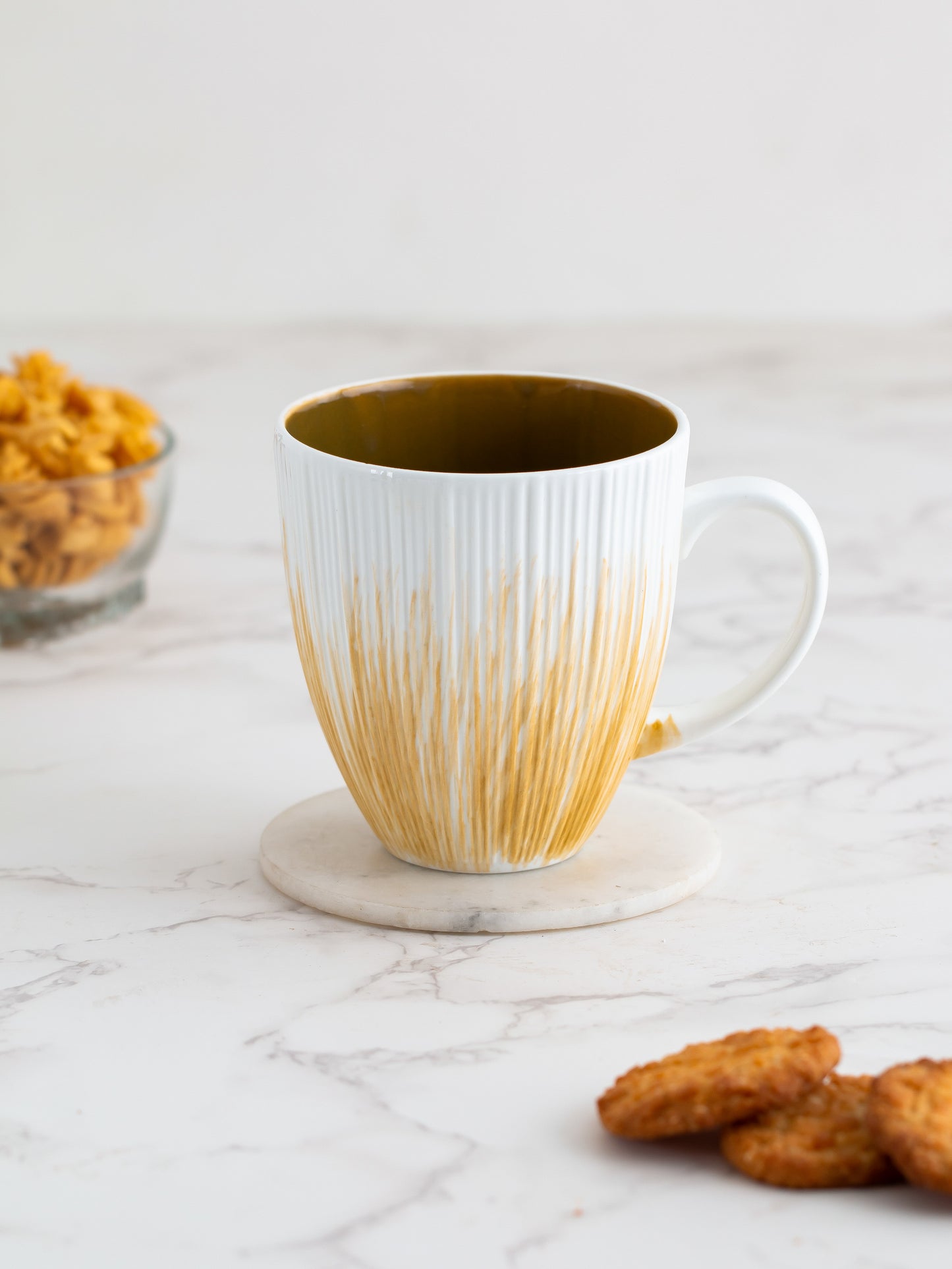 Vertis Creme Coffee & Milk Mug, 330ml, 1 Piece, VR2