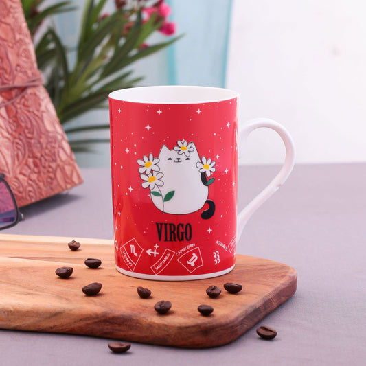 Pride Zodiac Virgo Coffee & Milk Mug, 310ml, 1 Piece - Clay Craft India