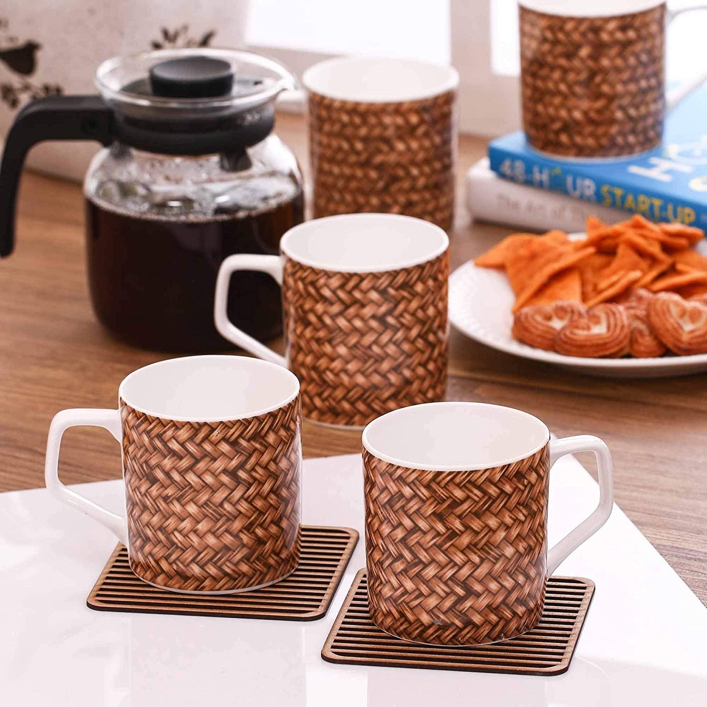 Director Nature Coffee & Tea Mugs, 200ml, Set of 6 (N405)