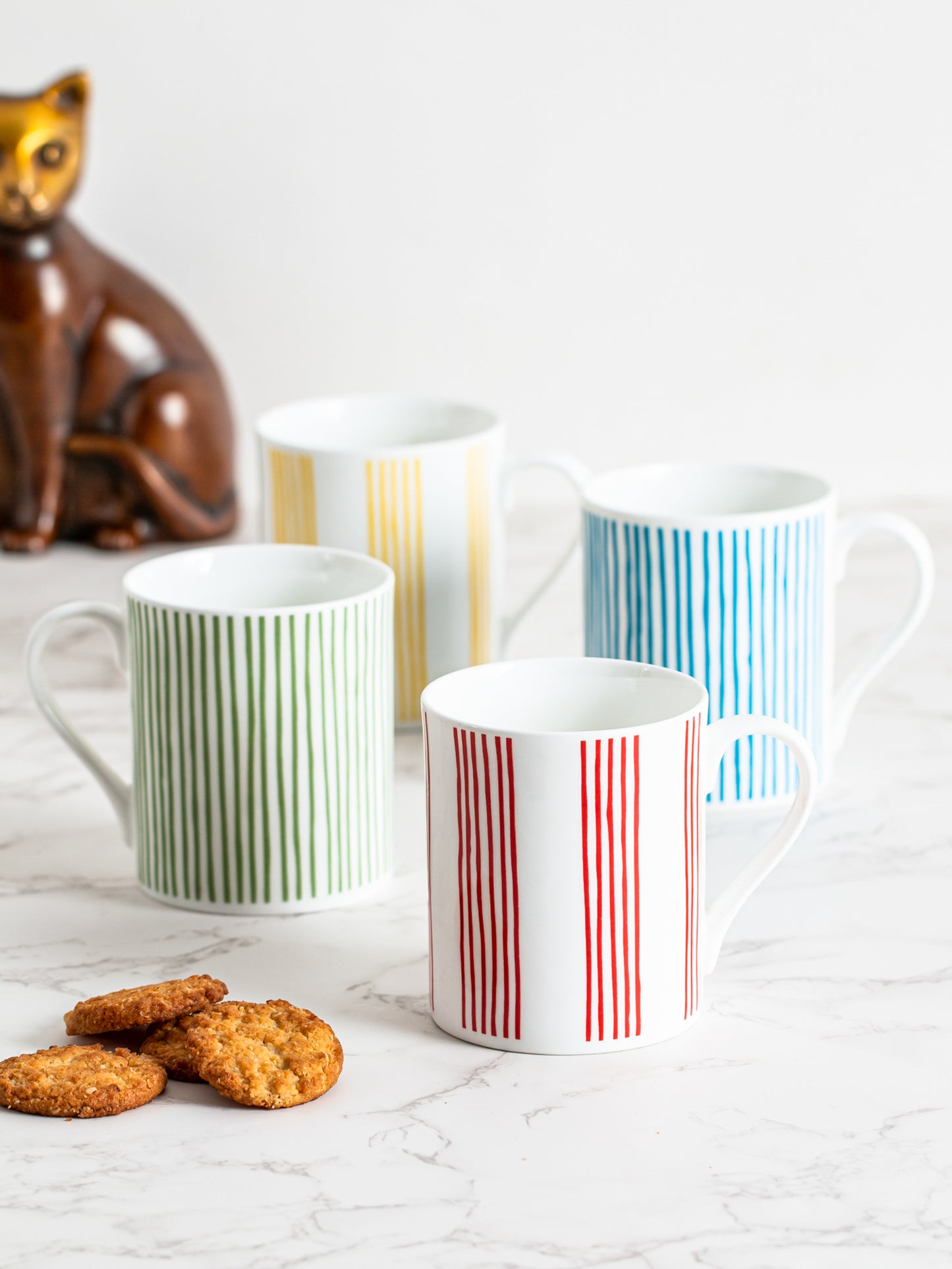 Swing Coffee & Milk Mug, 350ml, 1 Piece (Stripes)
