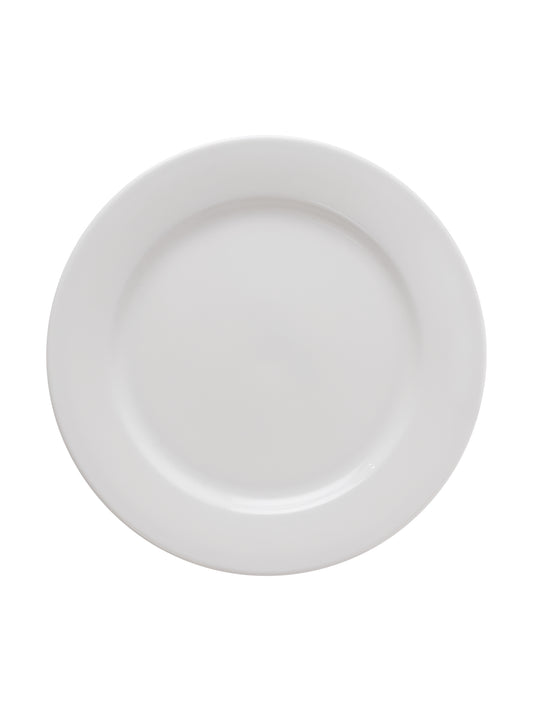 Clay Craft Basic Quarter Plate Georgian 7" 4 Piece Plain White - Clay Craft India