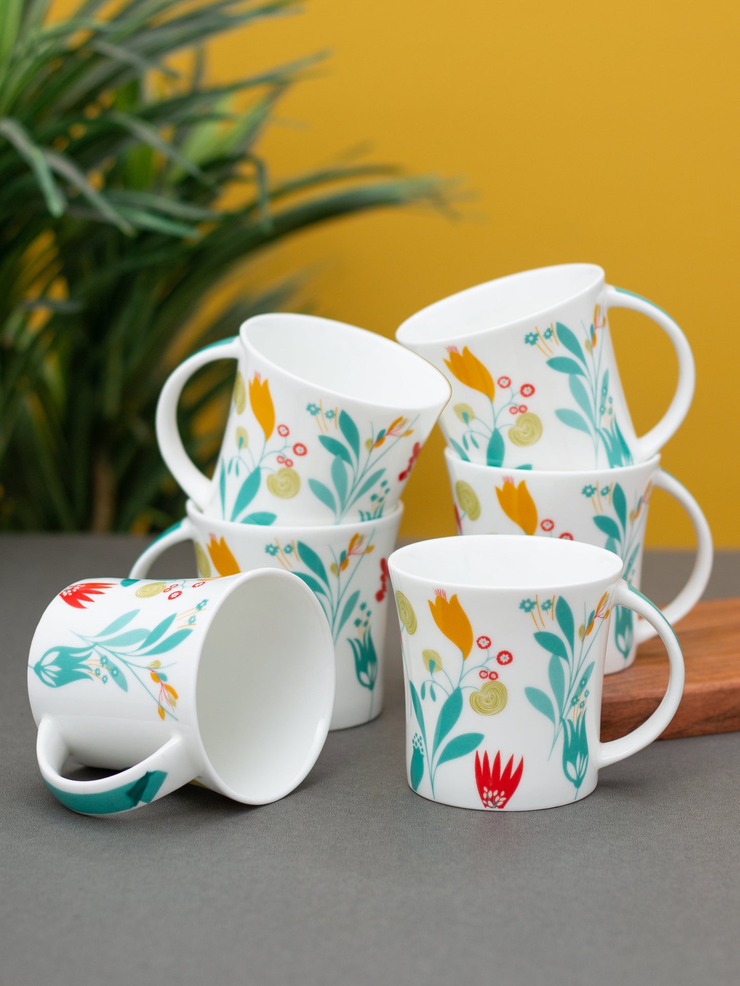 Jackson Hilton Coffee & Tea Mugs, 155ml, Set of 6 (348)