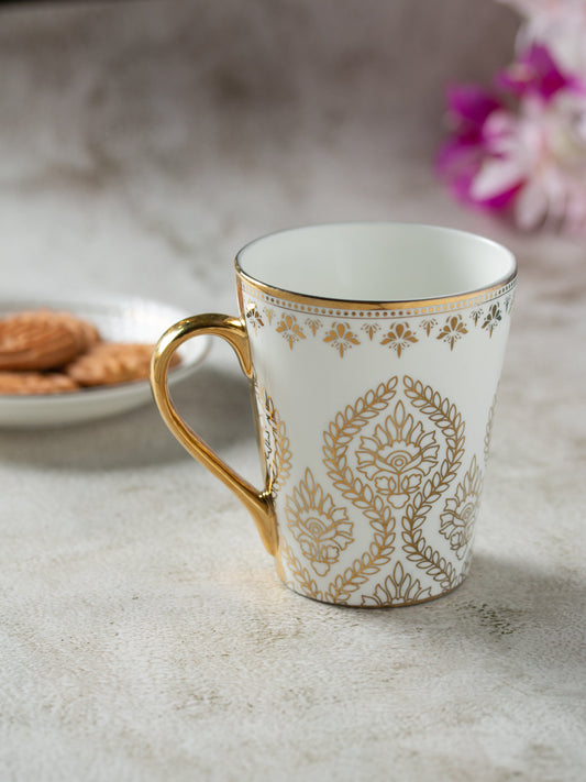 Zing Ebony Coffee & Milk Mug, 340ml, 1 Piece (E602)