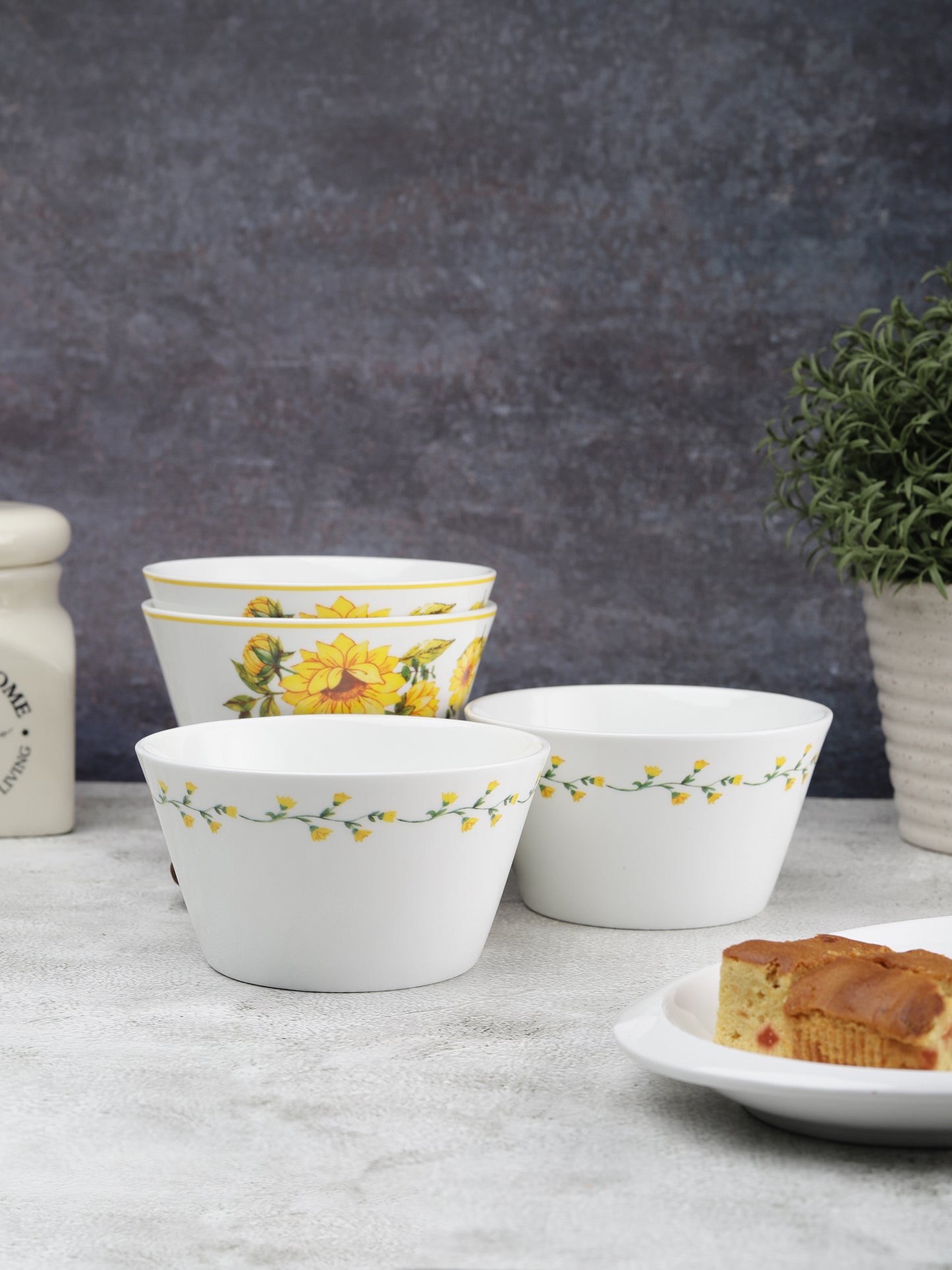 Nikko Imperial Bowl Set of 4 Piece (Yellow)