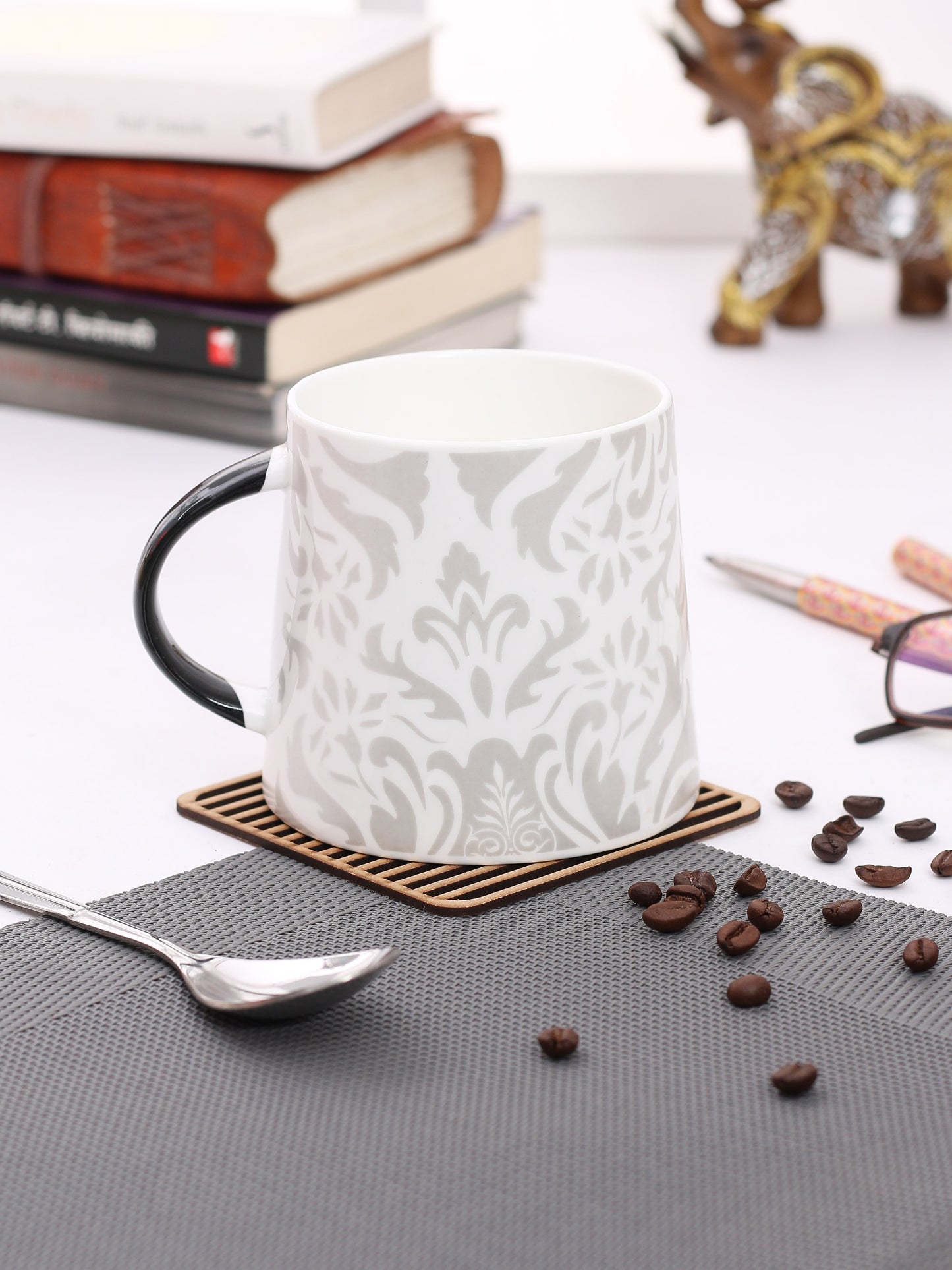 JCPL Spring Zest Coffee & Milk Mug, 410ml, 1 Piece (06)