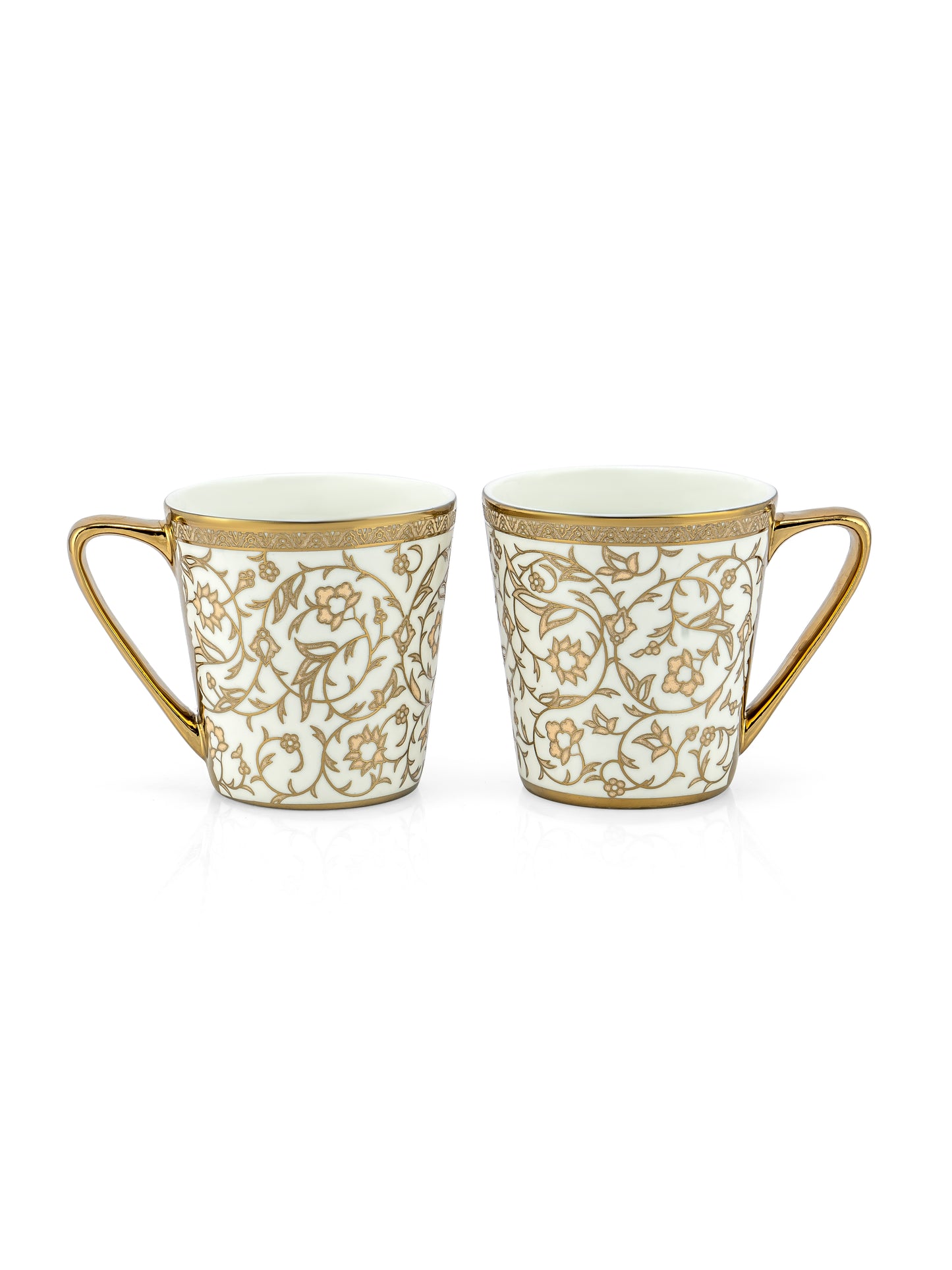 Rock Ebony Coffee & Tea Mugs, Set of 6, 150ml (E603)
