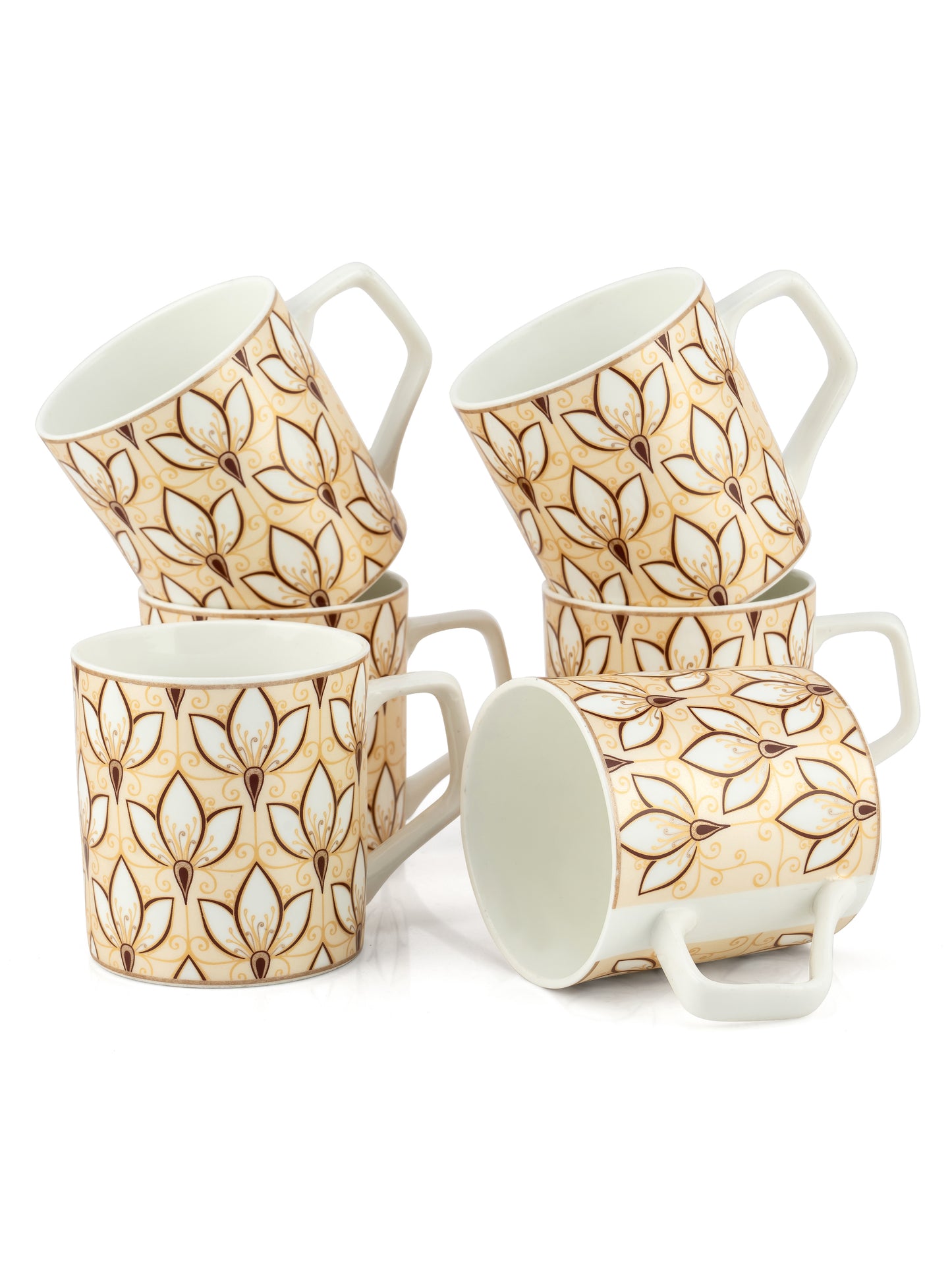 Director Hilton Coffee & Tea Mugs, 200ml, Set of 6 (H302)