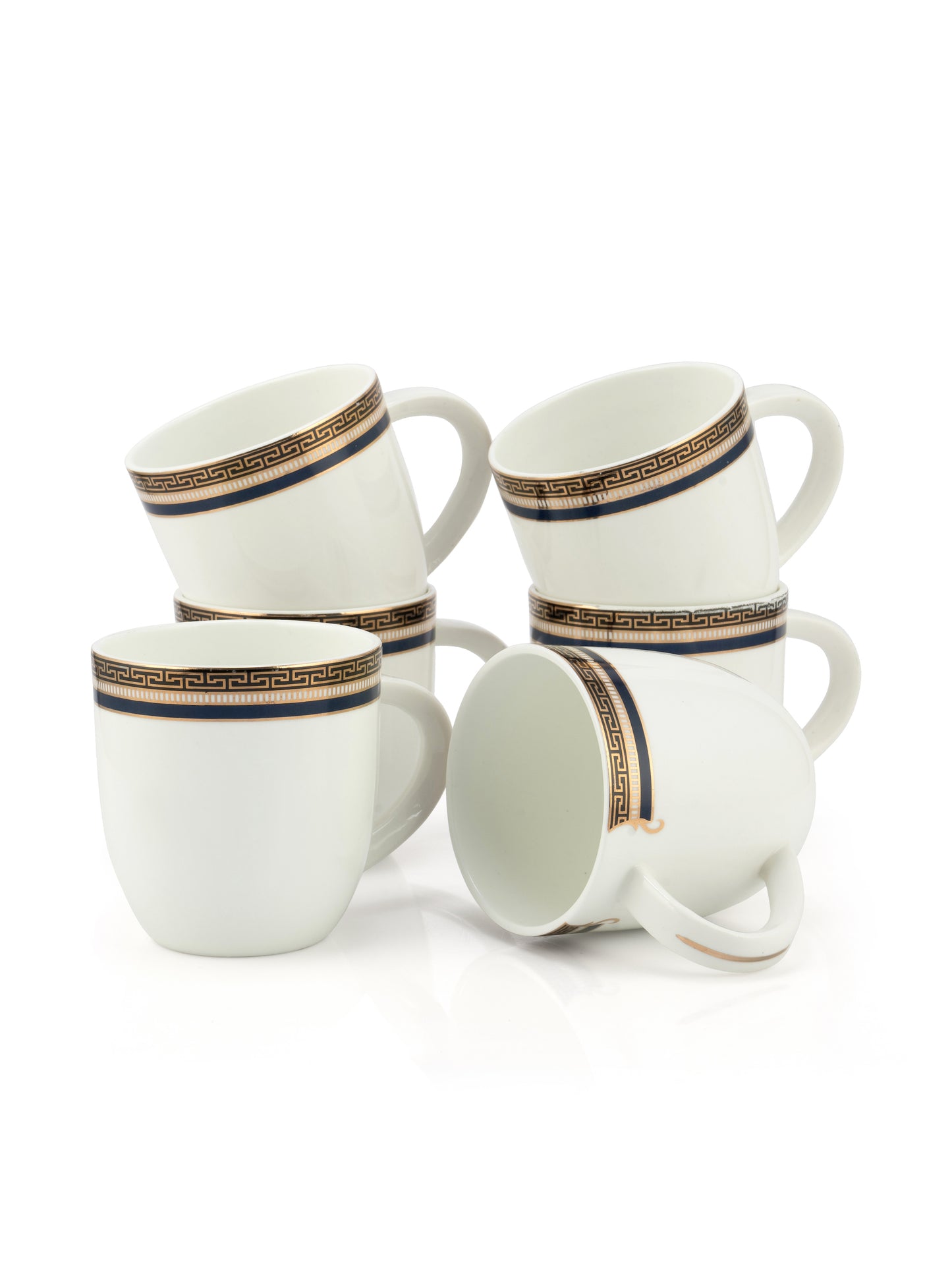 JCPL Aroma Skylight Coffee Mug/ Tea Cup, 210ml, Set of 6, Italia (AS12)