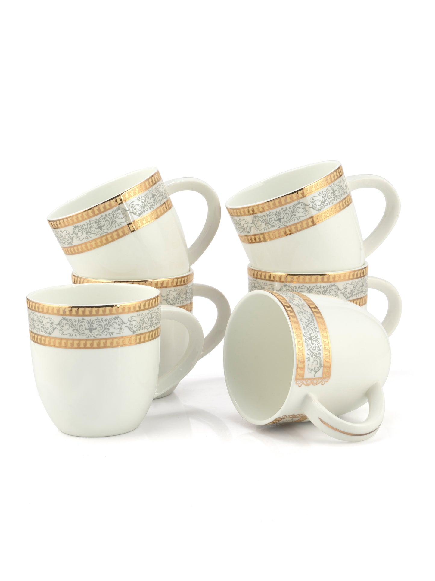 JCPL Aroma Skylight Coffee Mug/ Tea Cup, 210ml, Set of 6, Meraki (AS9)