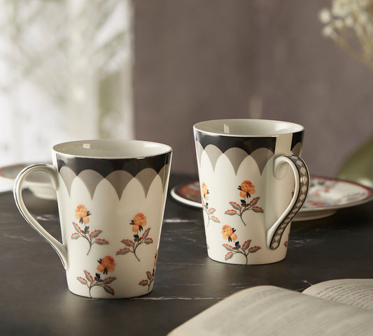 India Circus Onyx elegance Zing Milk Mug Set of 2