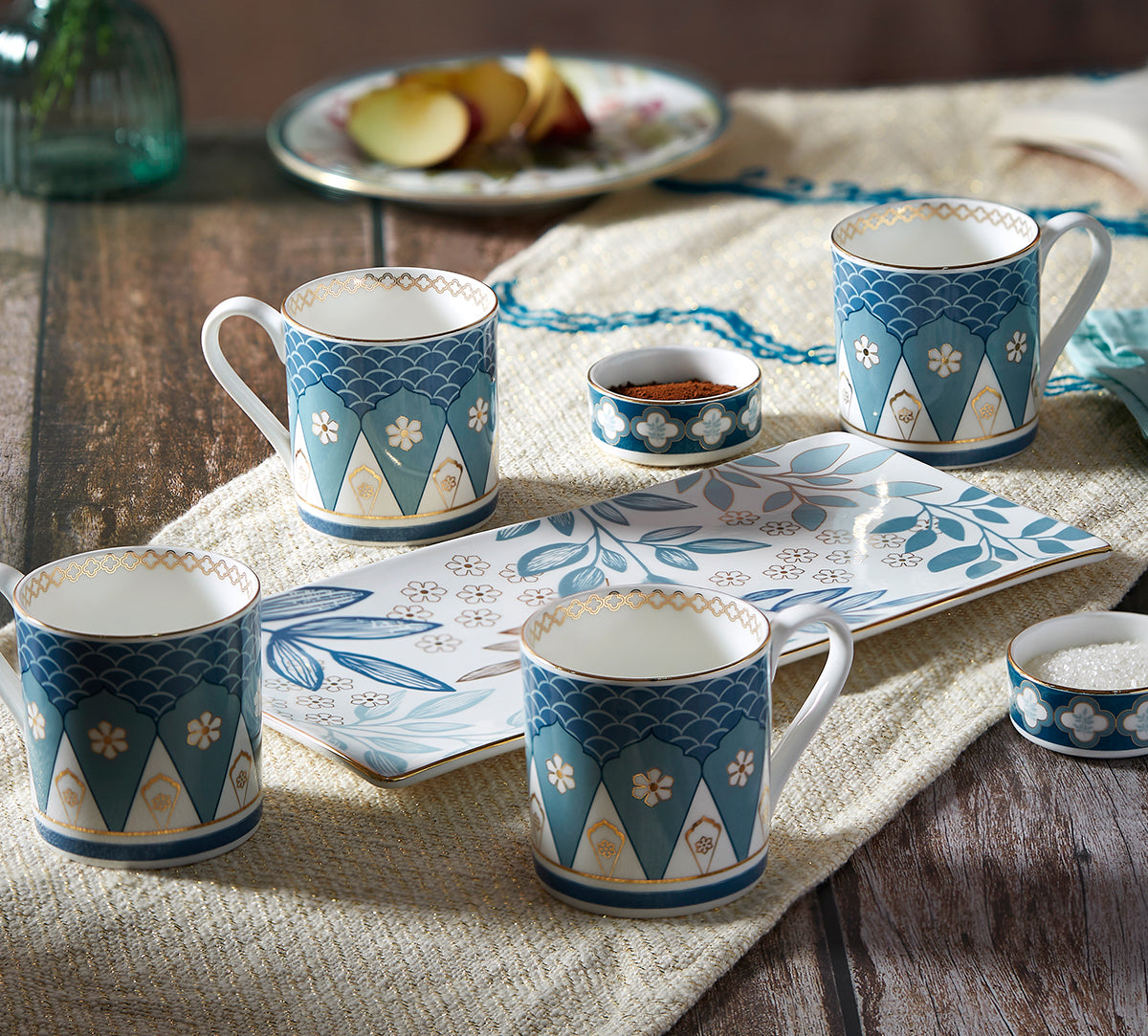 India Circus Oceanic Opulence Tea & Coffee Snack Set of 7