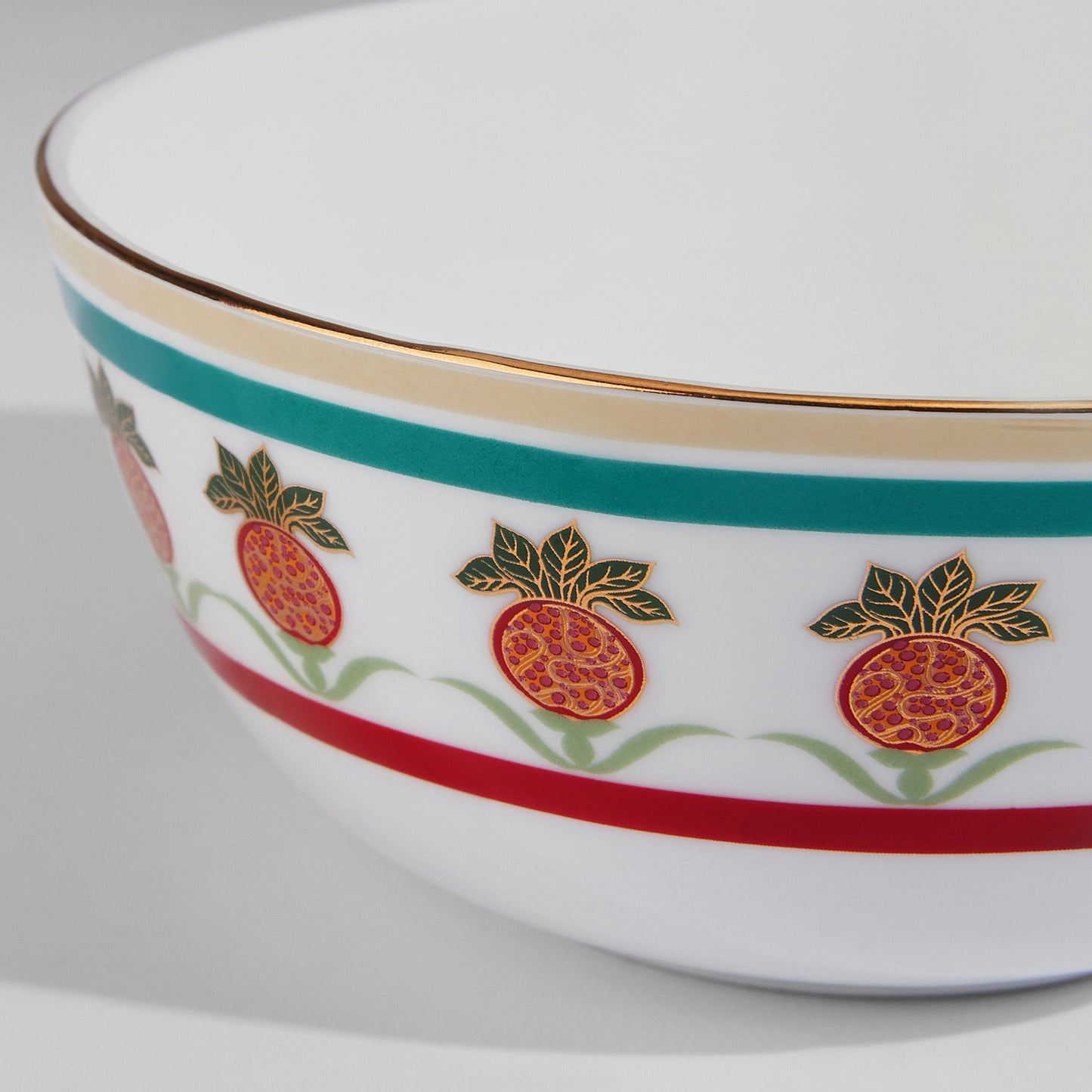 India Circus Blushed Orchard Georgian Soup Bowl Set of 12 Pcs