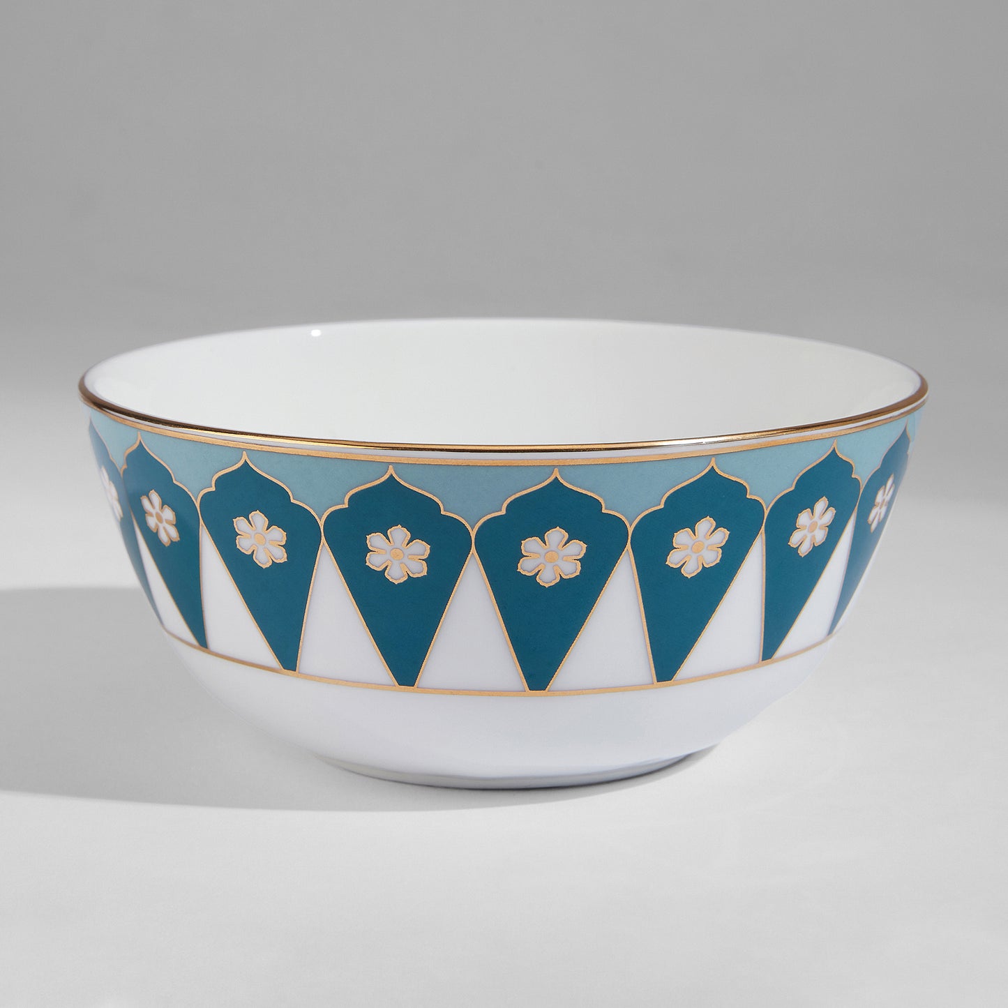 India Circus Oceanic Opulence Georgian Soup Bowl Set of 12 Pcs