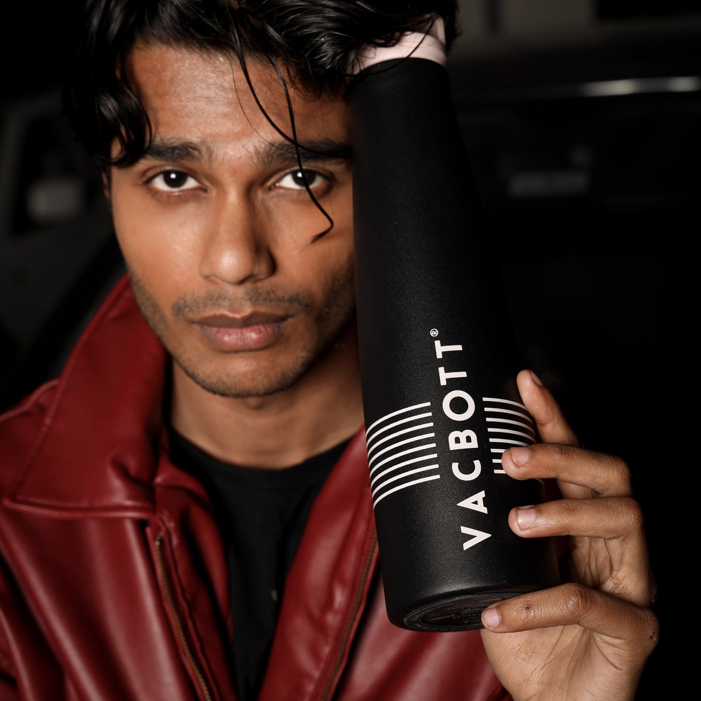 Vacbott Sleeko Vacuum Insulated Double Walled Water Bottle 18 Hrs Hot & 24 Hrs Cold Stainless Steel Flask, BIS Certified, 650ml