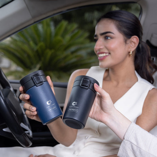 Vacbott Vacuum Caferoma Tumbler Double Walled 24 Hours Hot and Cold Mug 280 ml