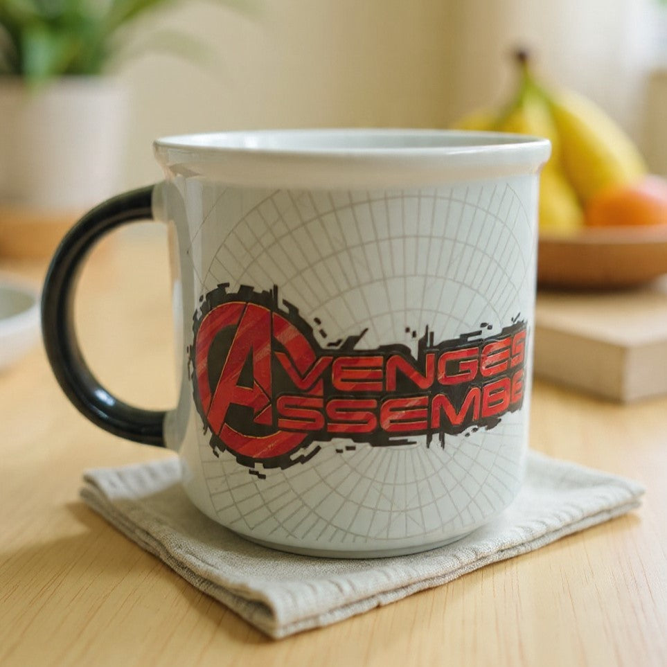 Disney Marvel Avengers Captain America Pebble Coffee & Milk Cup - 1 Piece