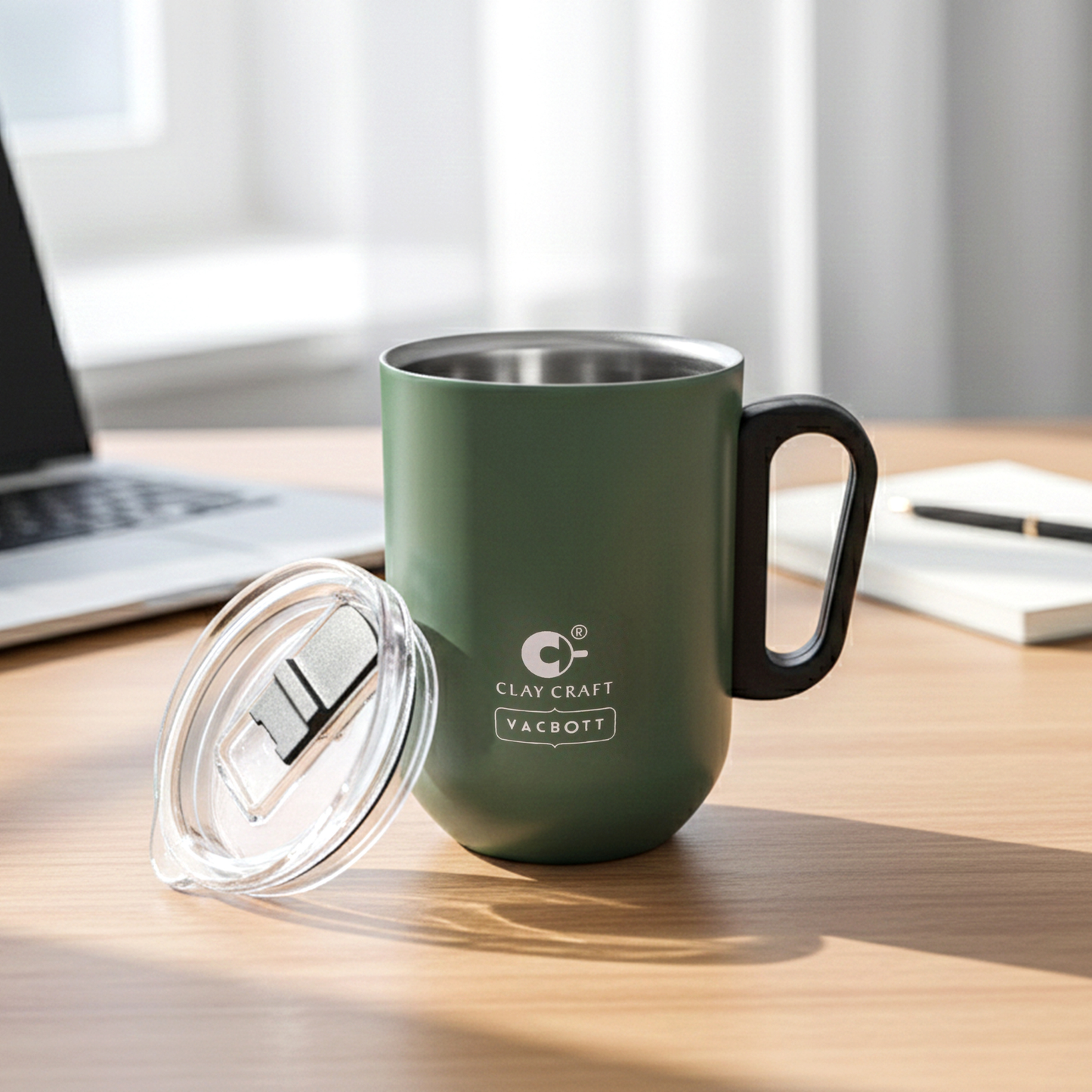 Vacbott Dallas Stainless Steel Double Walled Travel Mug