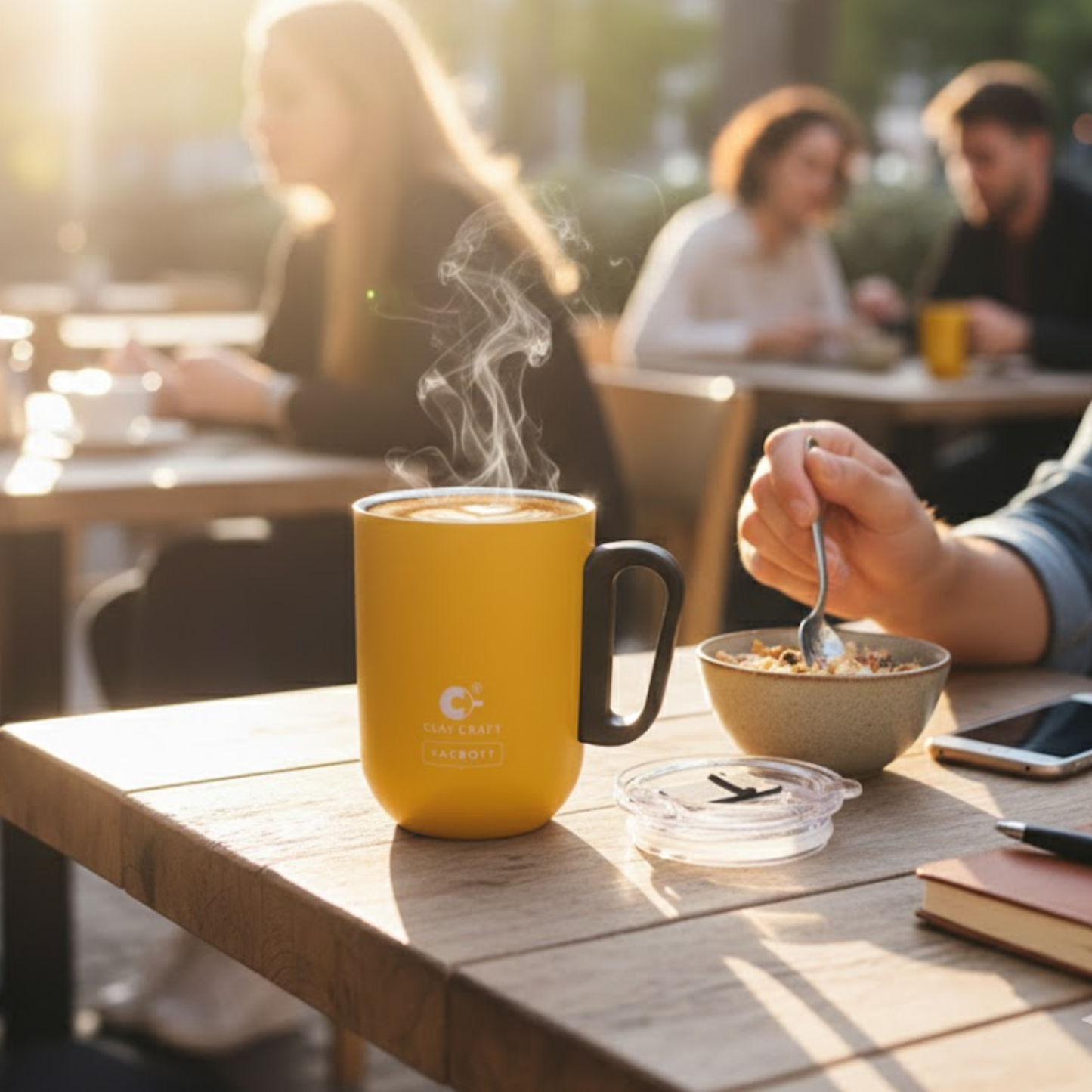 Vacbott Dallas Stainless Steel Double Walled Travel Mug