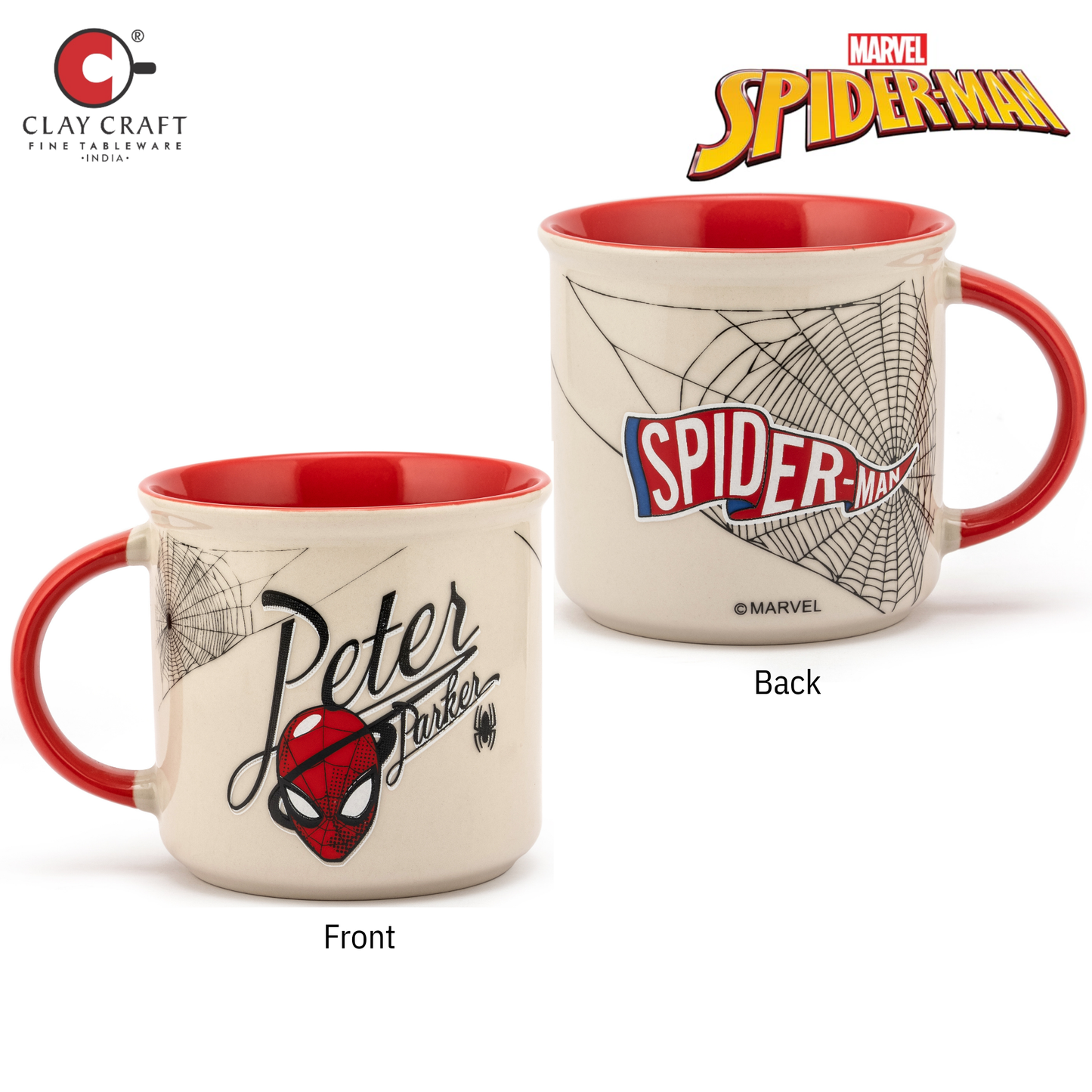 Disney Marvel Spider-Man 1 Peter Parker Pebble Coffee & Milk Mug – 1 Piece, 400ml