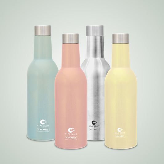Vacbott Vino Single Walled Non Insulated Water Bottle, 1200 ml