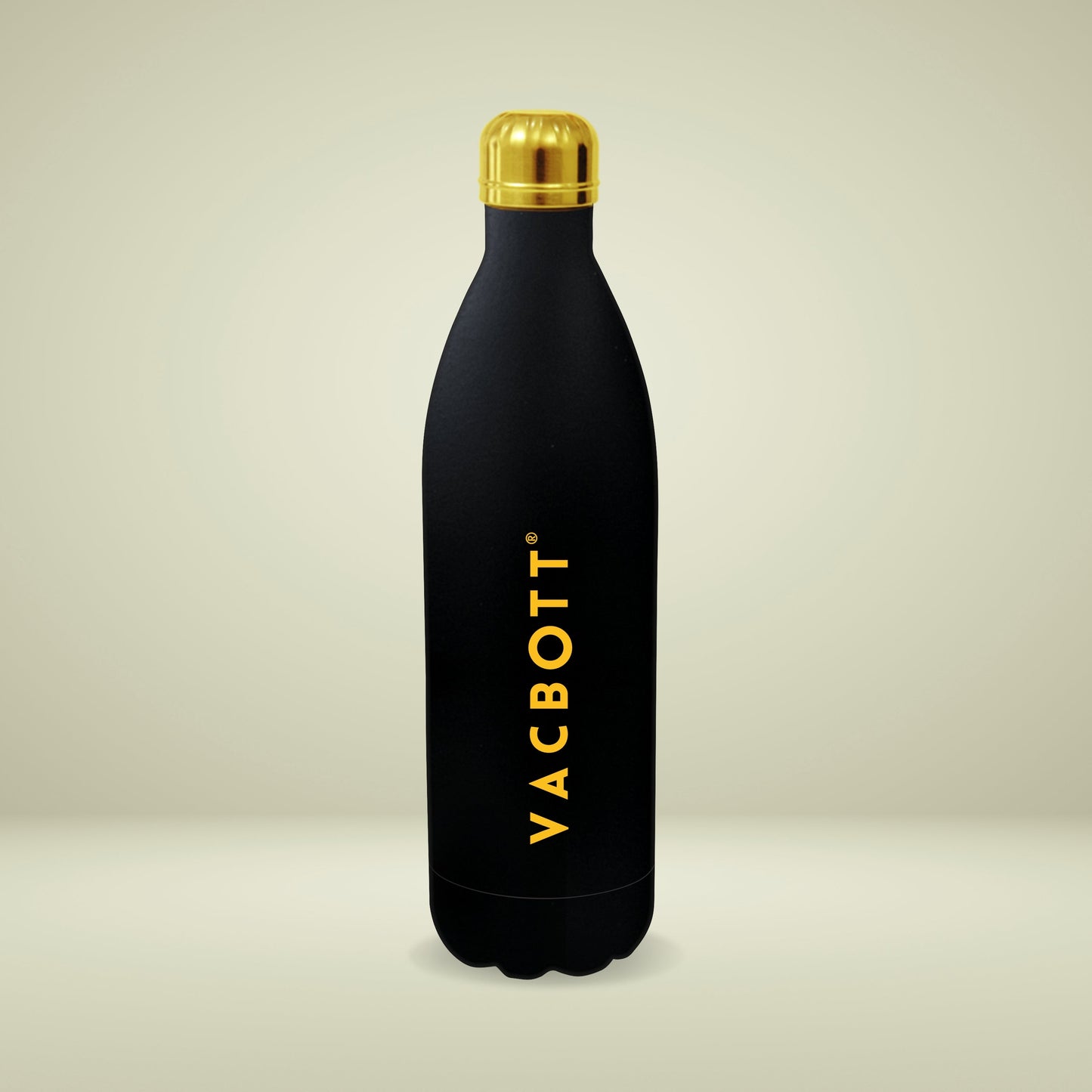 Vacbott Vacuum Bottle, Stark Double Walled 24 Hours Hot and Cold Water Bottle, Black Velvet. BIS Certified