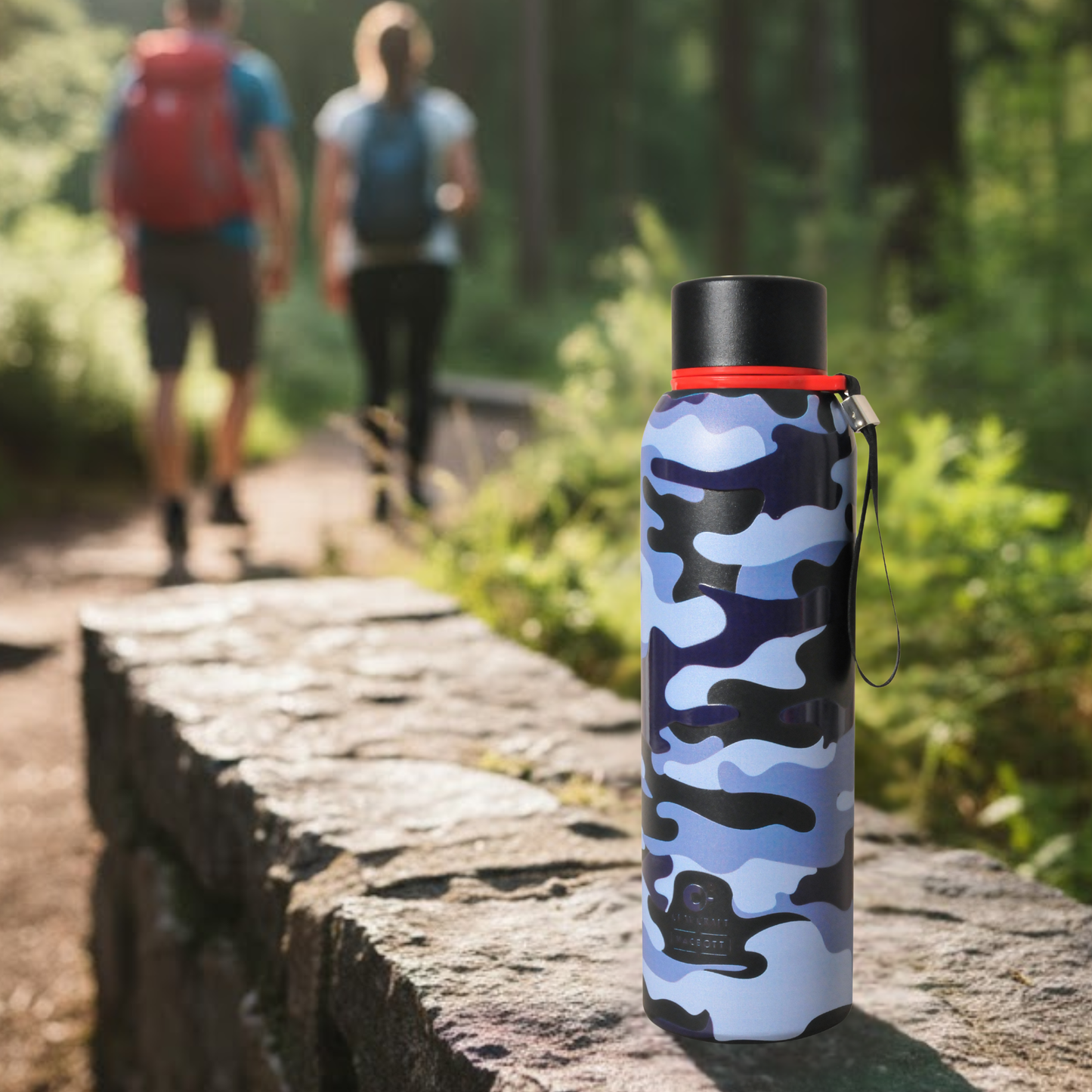 Vacbott Vacuum Bottle, Everest Military Double Walled 18 Hours Hot & 24 Hours Cold  Water Bottle Vacuum Insulated Hot & Cold Flask, 700ml