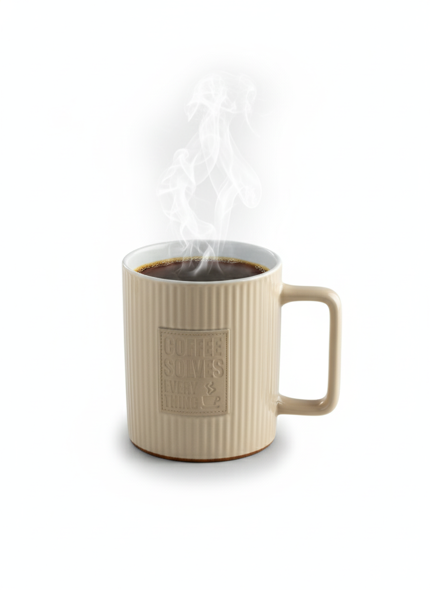 Kaffa Pebble Milk/Coffee Mug - 1 Pc - 400 ml (Kaffa K02)