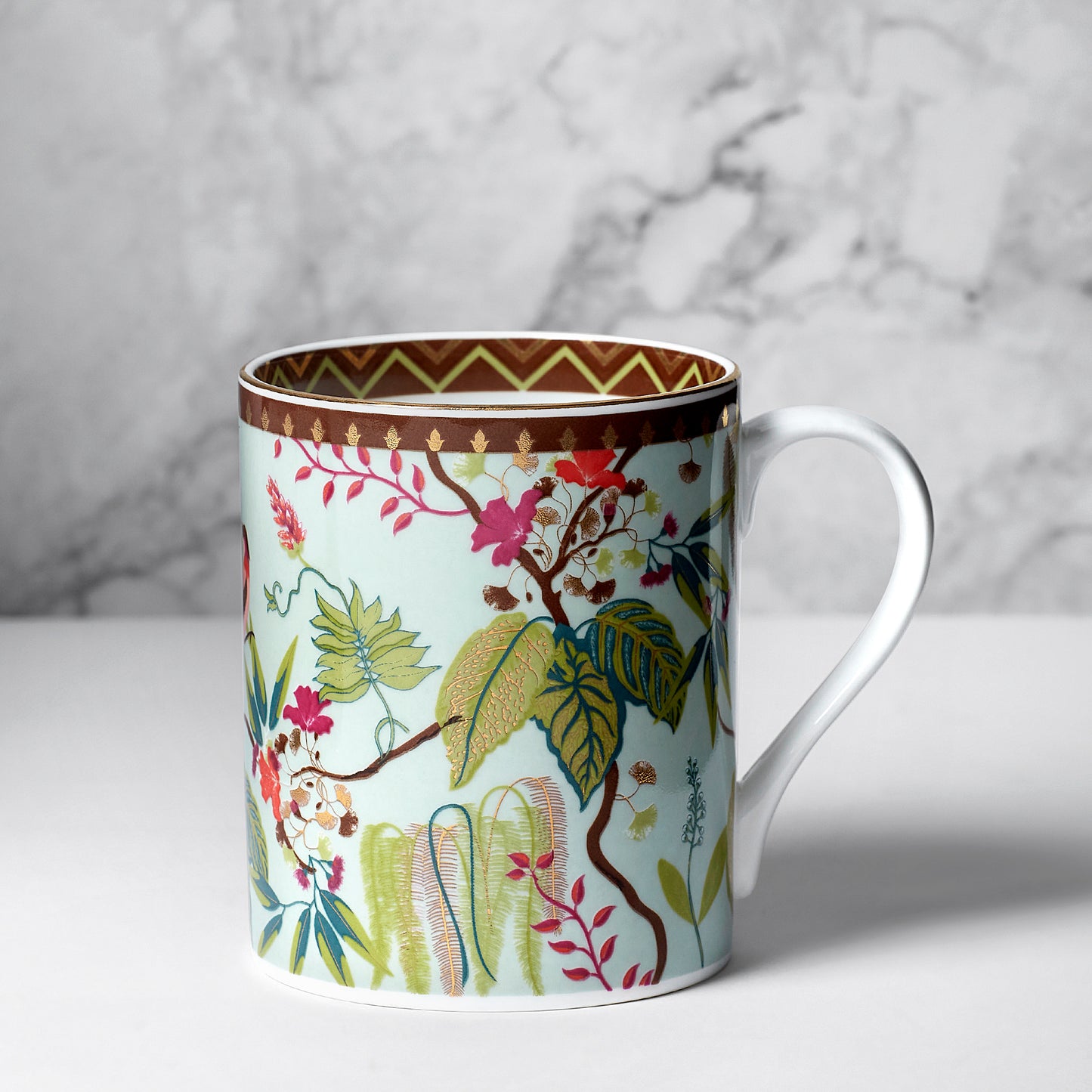 India Circus Grandeur Green Swing Milk Mug Set of 2