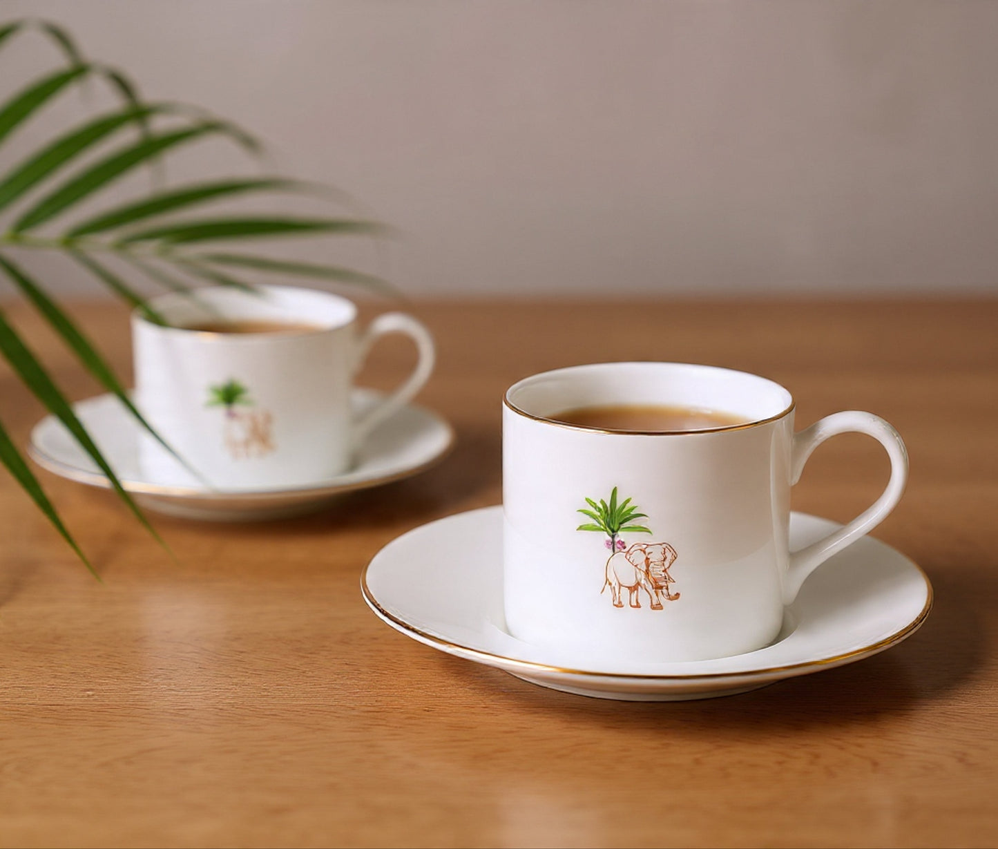 JCPL Luke Pristine Cup & Saucer, Set of 12 (6 Cups + 6 Saucers), (P408)