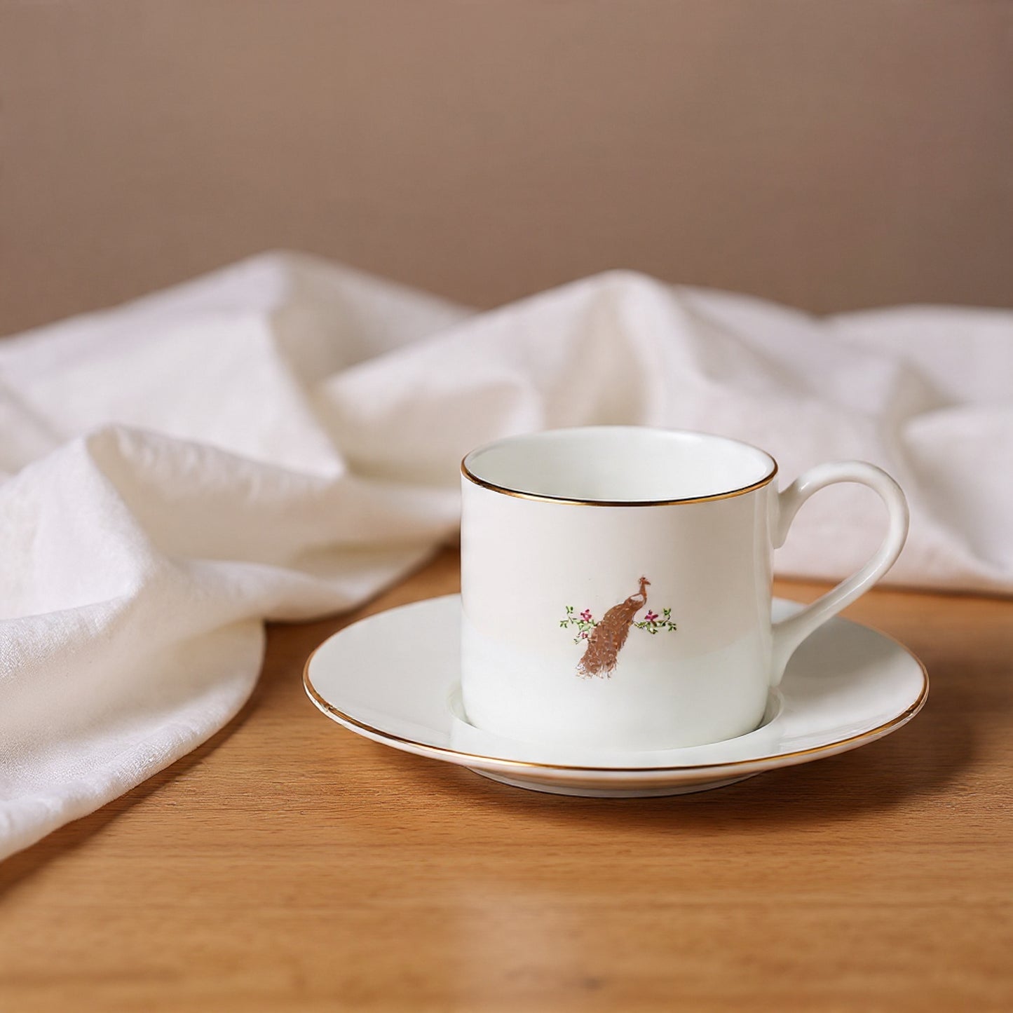 JCPL Luke Pristine Cup & Saucer, Set of 12 (6 Cups + 6 Saucers), (P406)